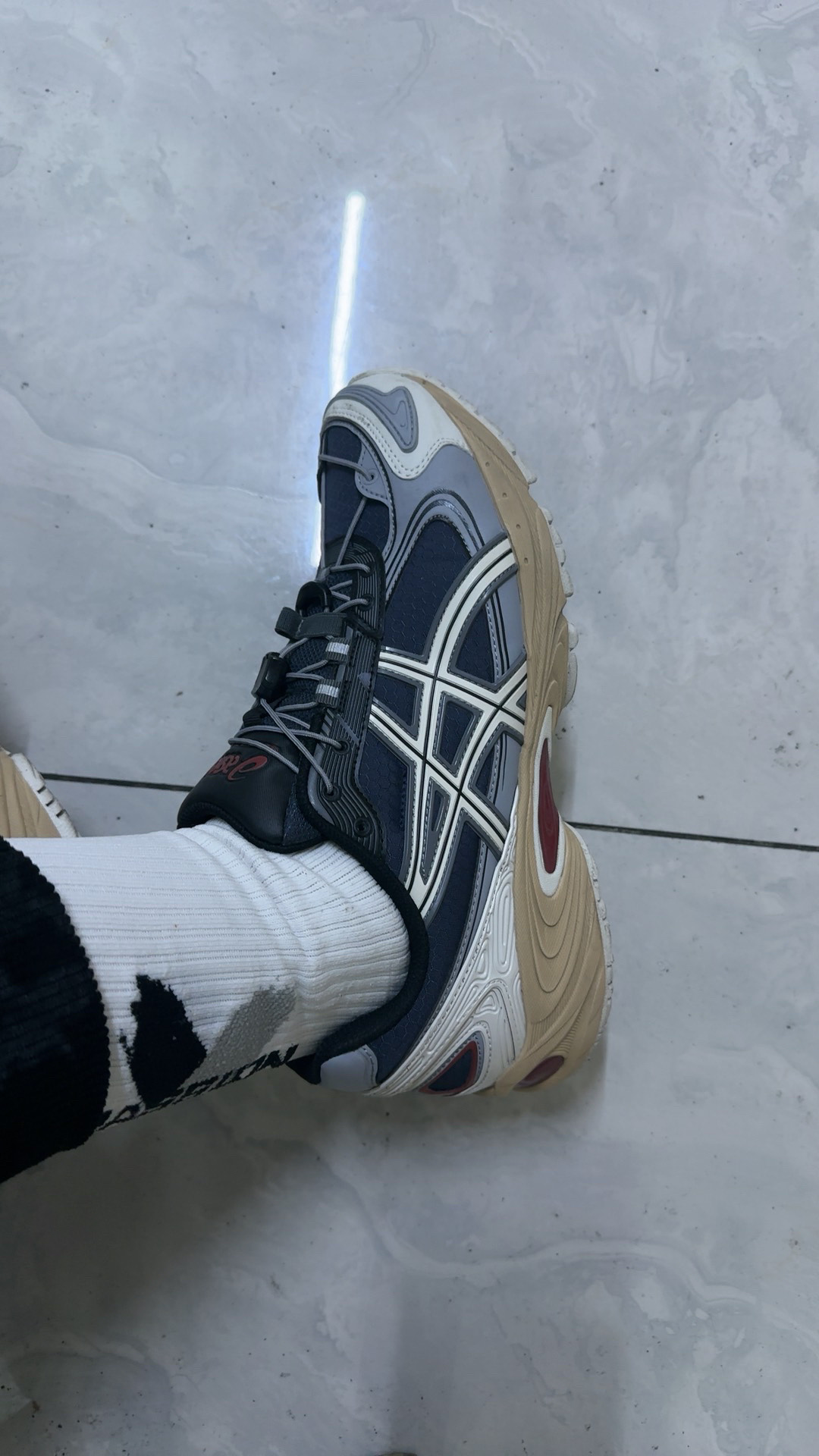 custom review-ASICS Гель Kahana TR V4 Устойчивый к истиранию Низкий Топ Повседневная Обувь Унисекс Серый