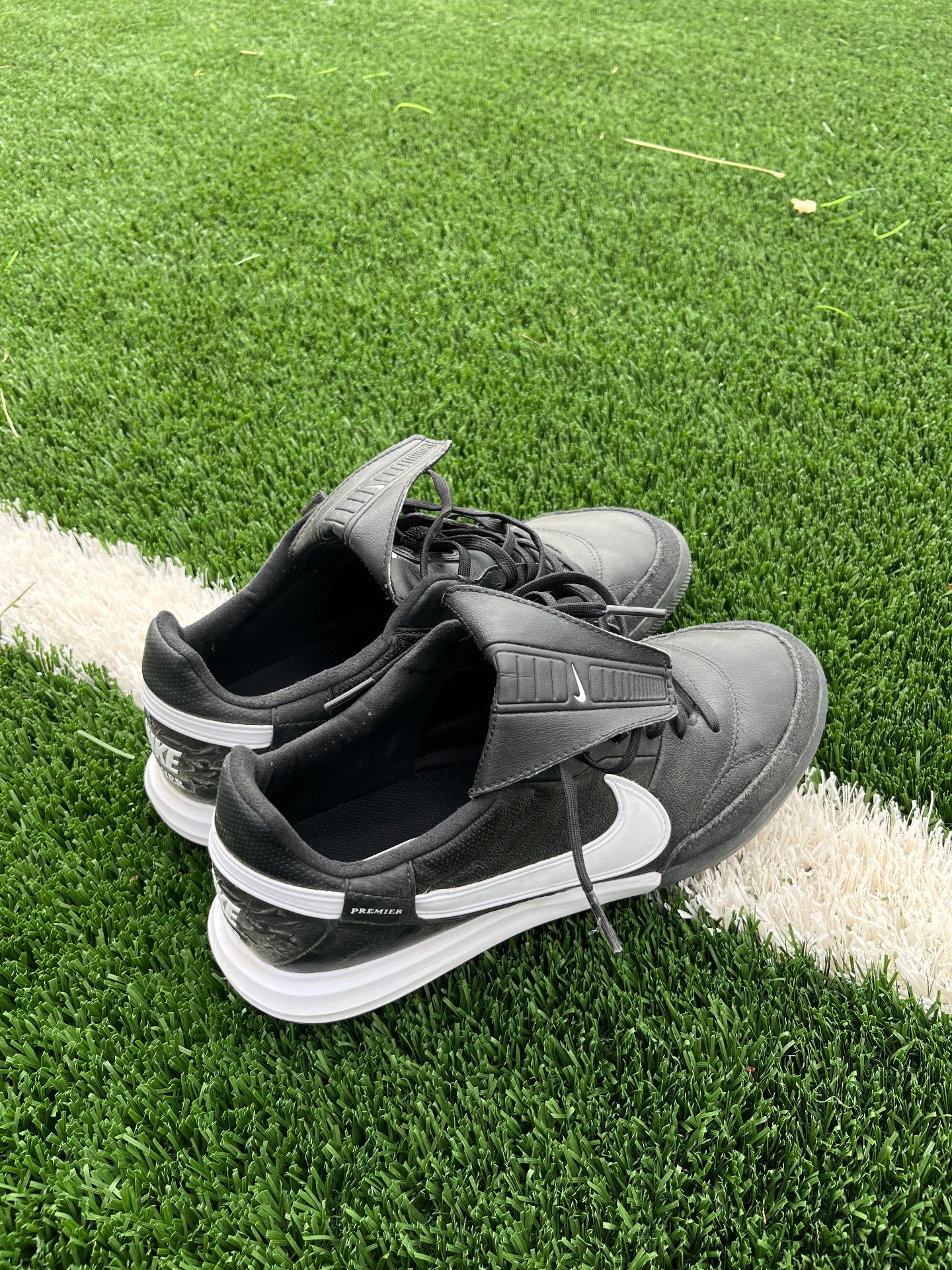 custom review-Nike Premier 3 TF Шипы Футбольные бутсы Мужской Черный