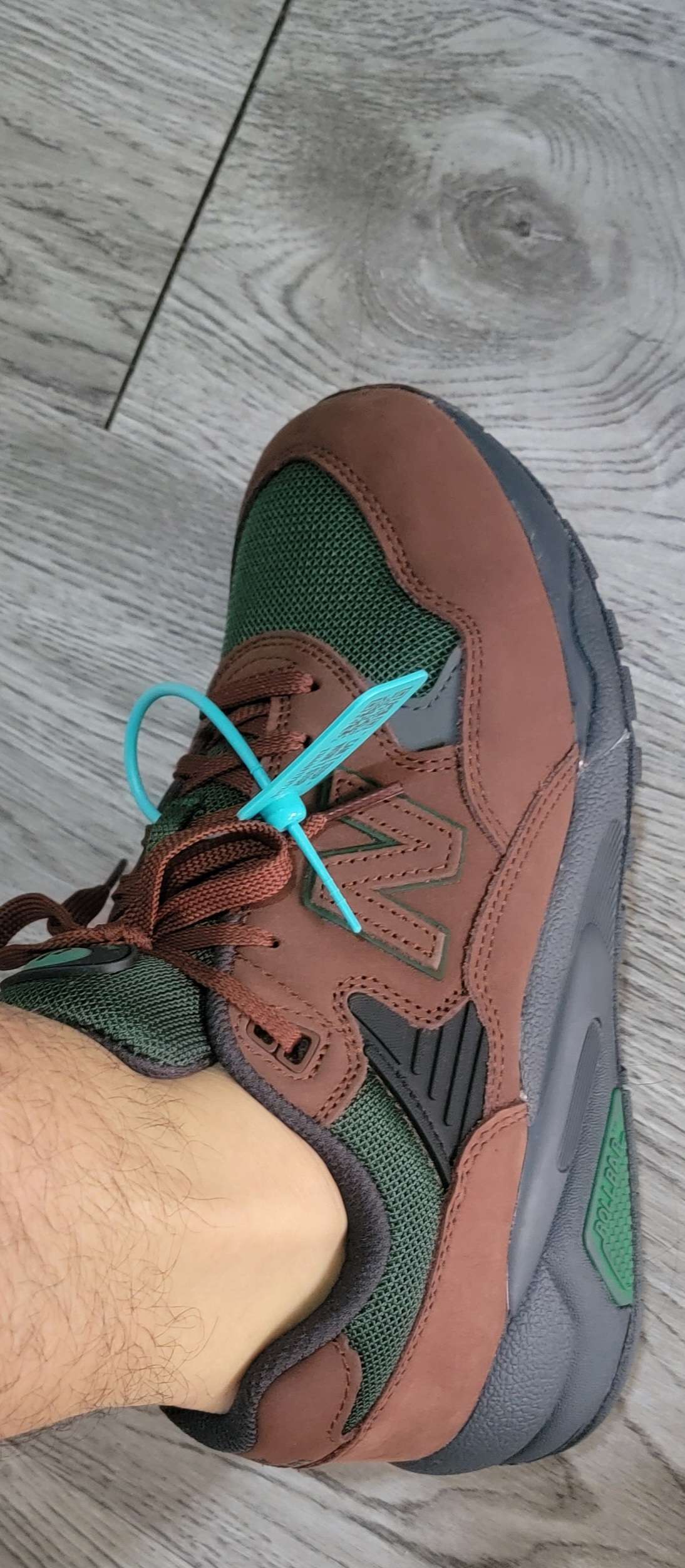 custom review-New Balance NB 580 Low Топ Повседневные Беговые Кроссовки Унисекс Коричневый Зеленый