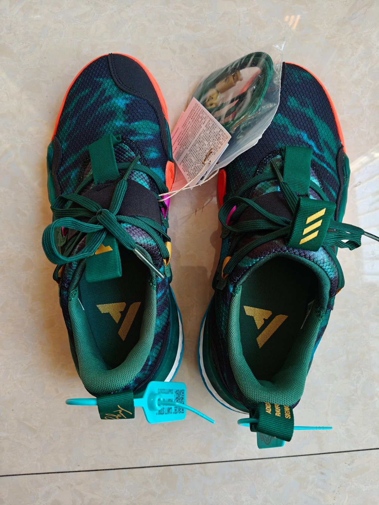 custom review-Adidas Trae Young 1,0 Slip-Resistant Low Top Баскетбольные кроссовки Унисекс Зеленый