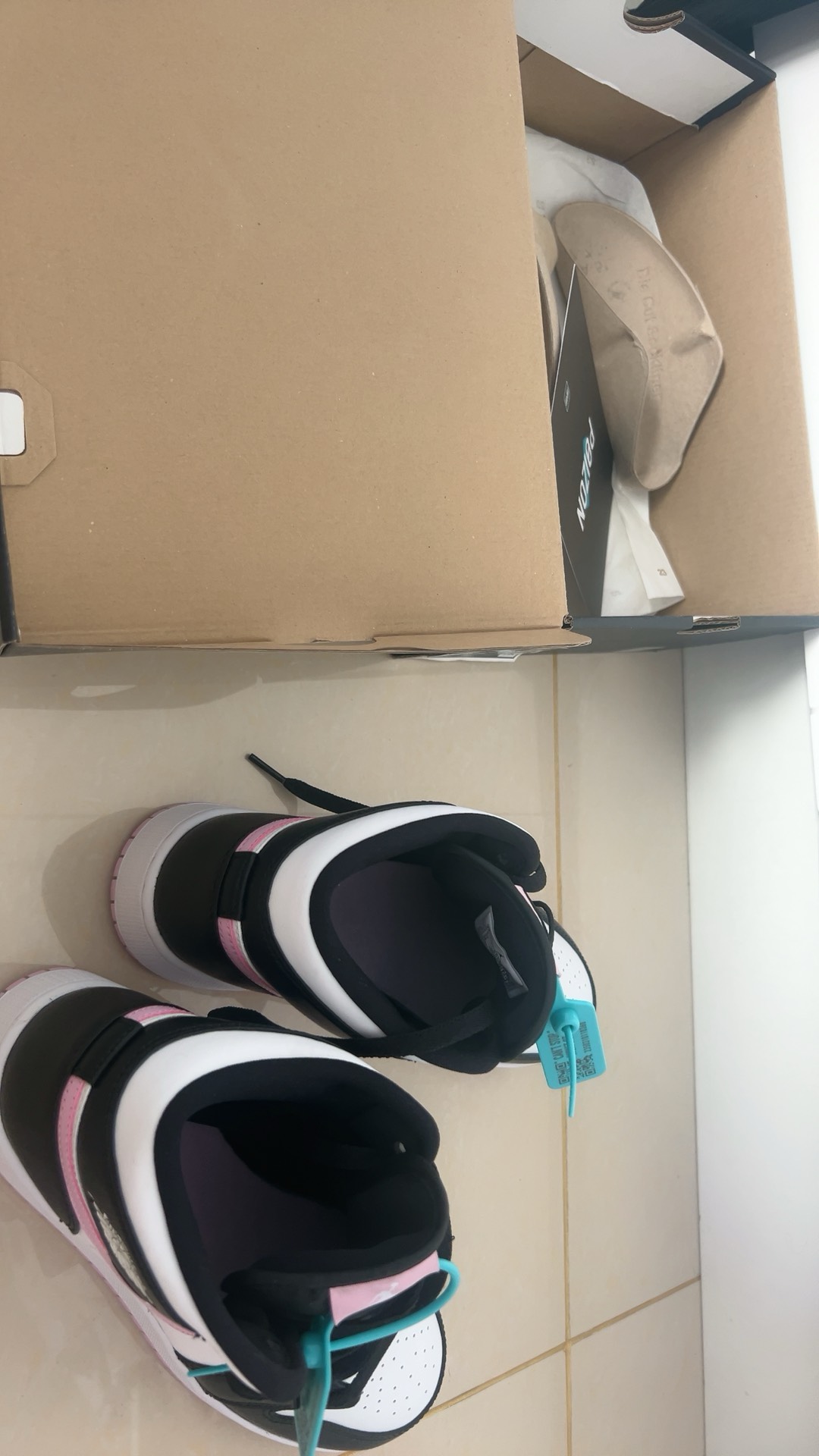 custom review-Jordan 1 Mid White Black Light Arctic Pink GS