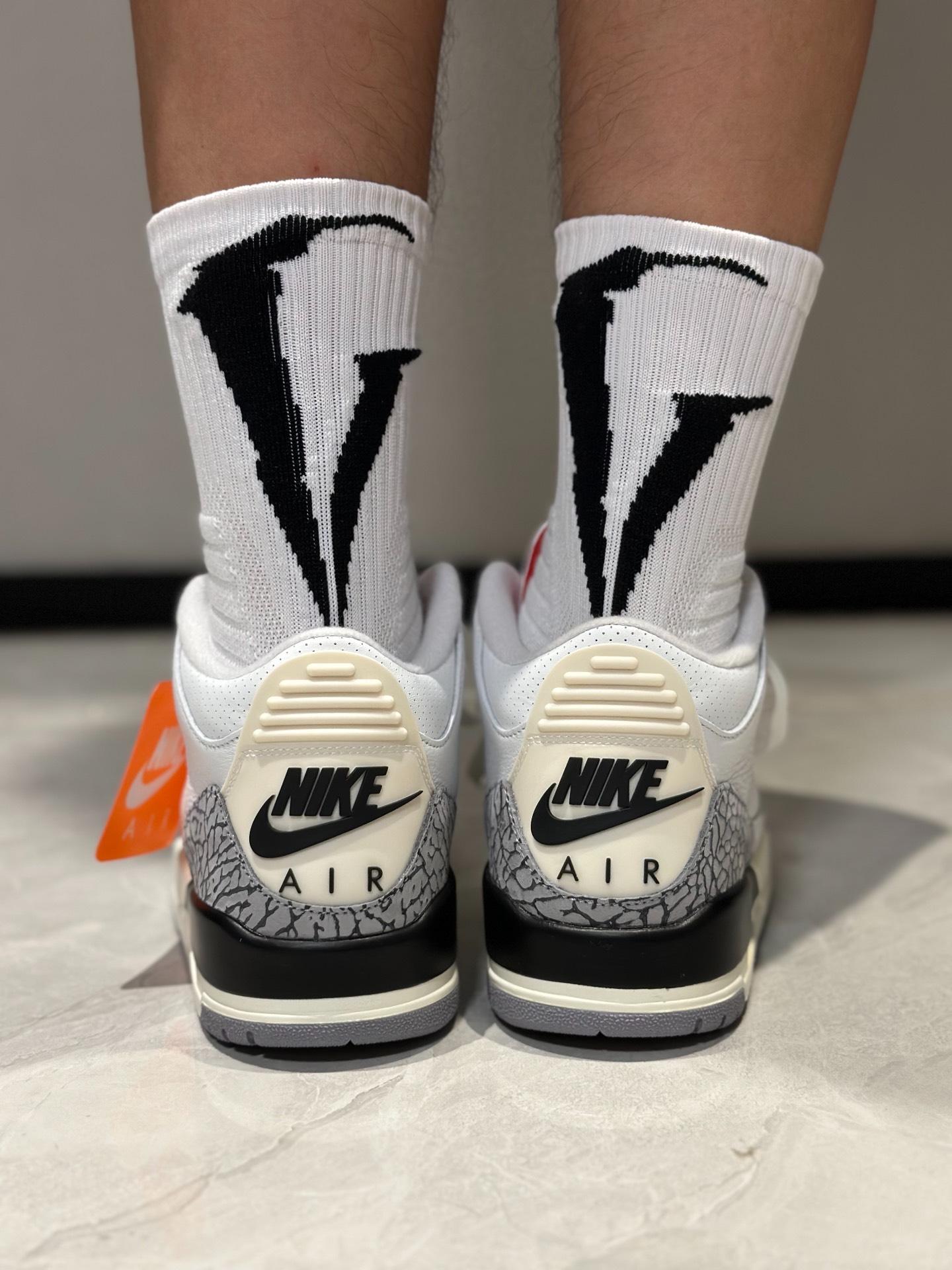 custom review-Jordan 3 Retro White Cement Reimagined