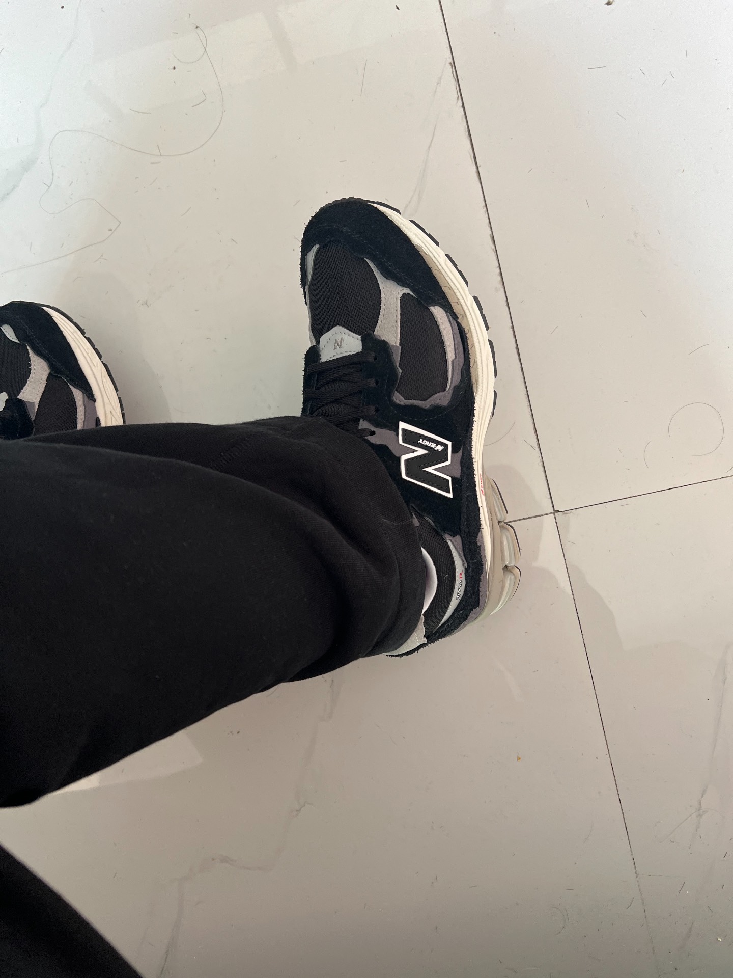 custom review-New Balance NB 2002R Устойчивый к истиранию низкий топ для бега на длинные дистанции спринт беговые кроссовки унисекс черный серый