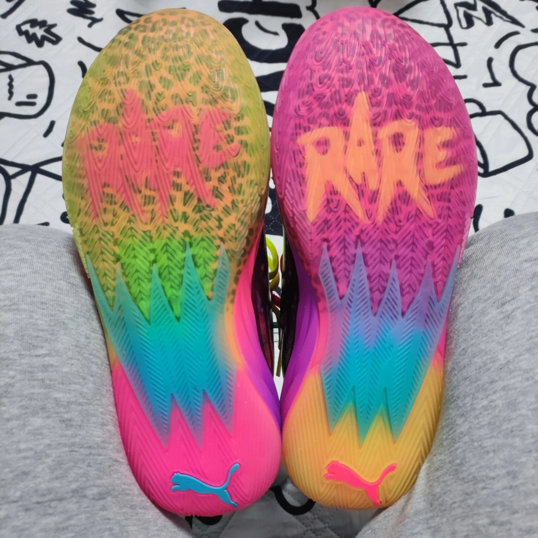 custom review-LaMelo Ball X PUMA MB.02 LaMelo Ball MB.02 Be You Устойчивый к истиранию MID Баскетбольные кроссовки Унисекс Розовый Фиолетовый