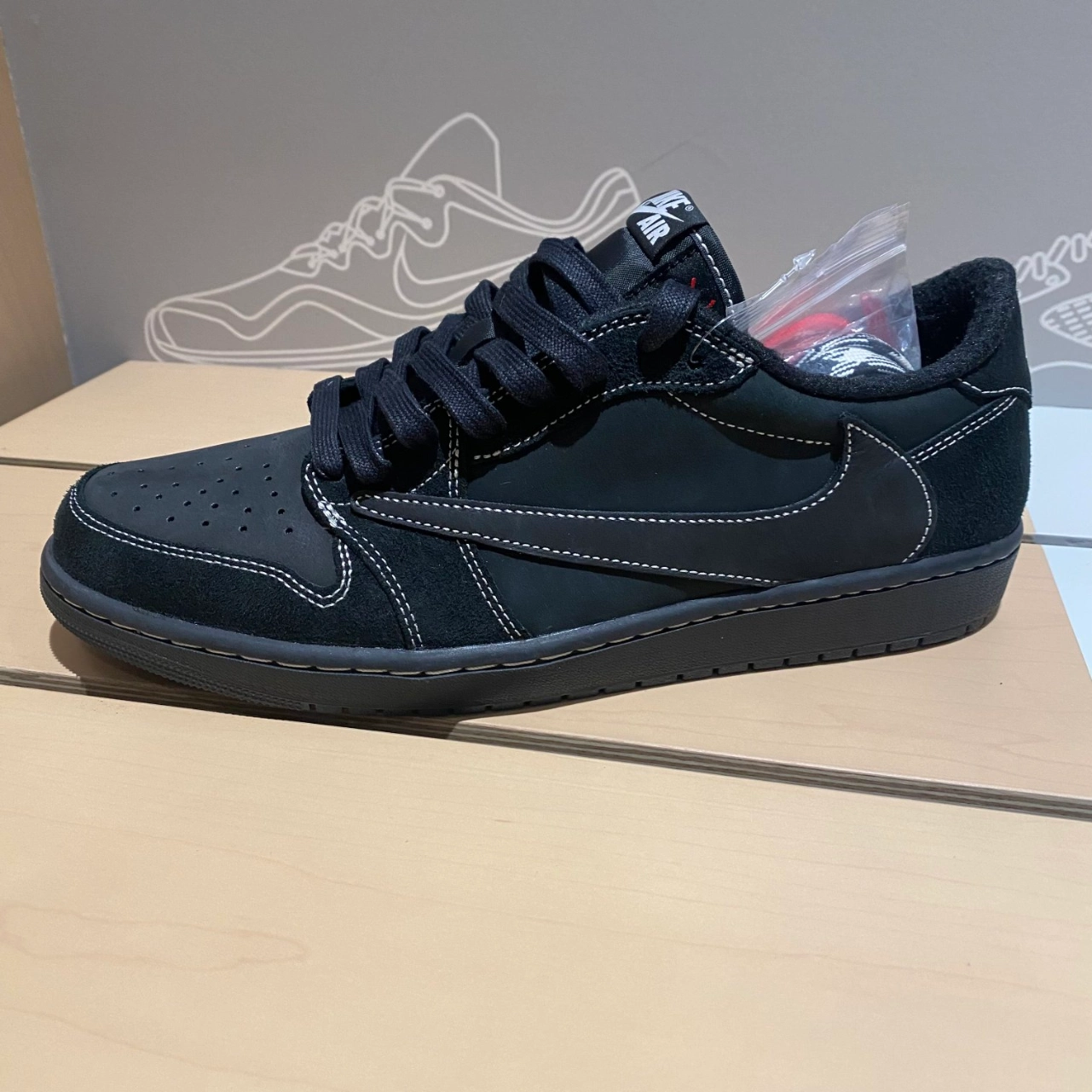 custom review-Jordan 1 Retro Low OG SP Travis Scott Black Phantom