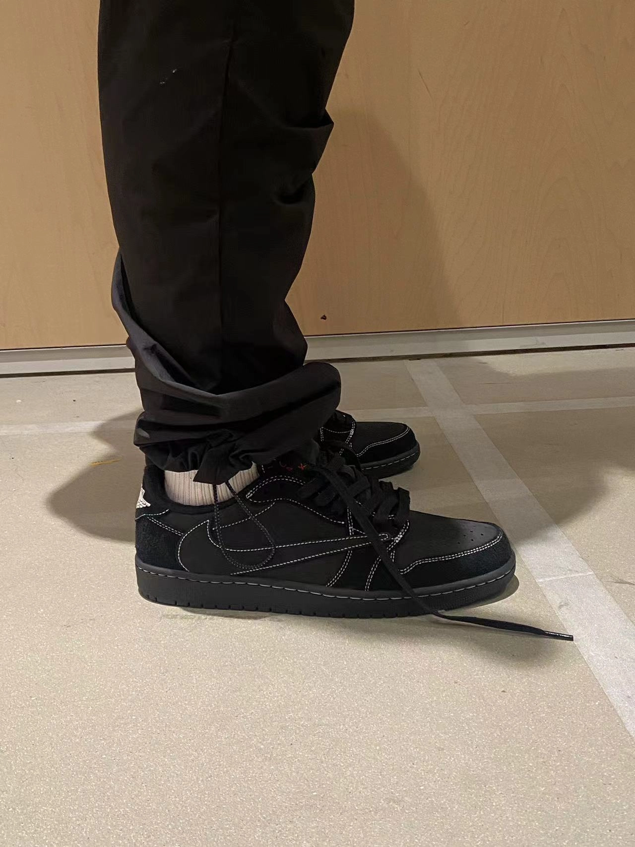custom review-Jordan 1 Retro Low OG SP Travis Scott Black Phantom