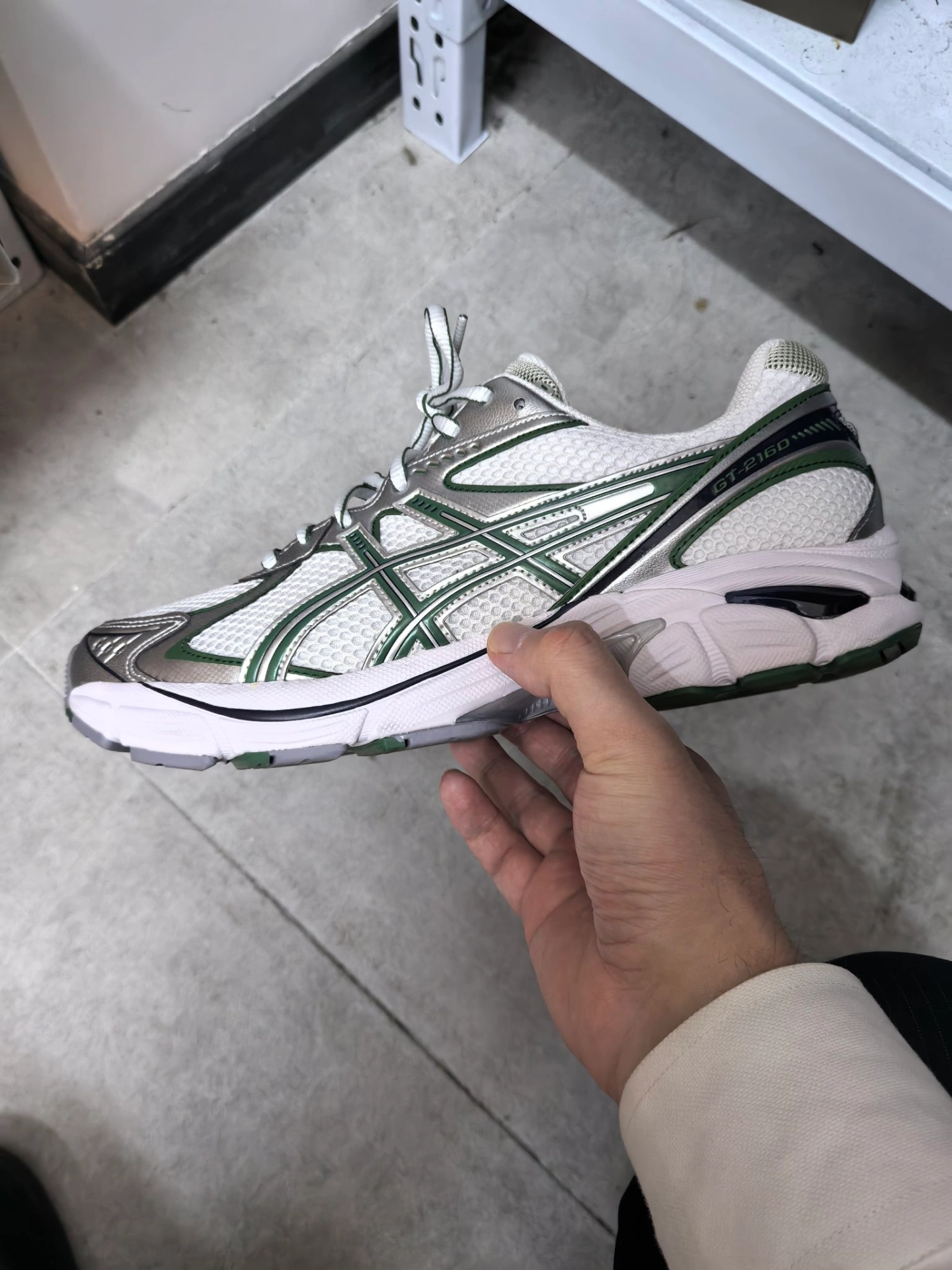 custom review-ASICS GT 2160 Low Топ Повседневные Беговые Кроссовки Унисекс Белый Серебряный Зеленый