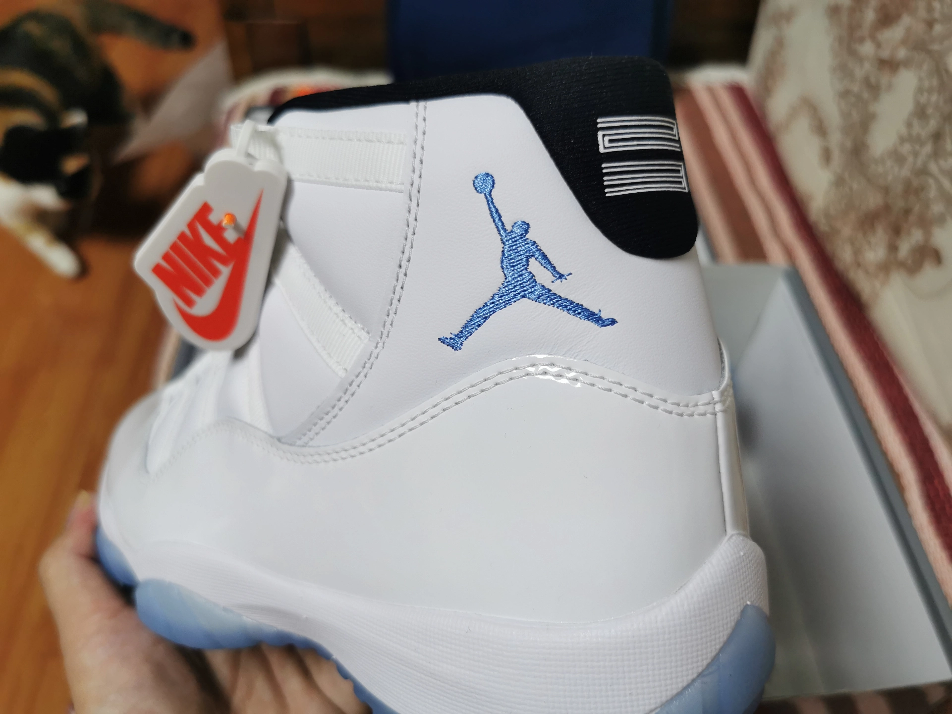 custom review-JORDAN 11 Retro Legend Blue 2024