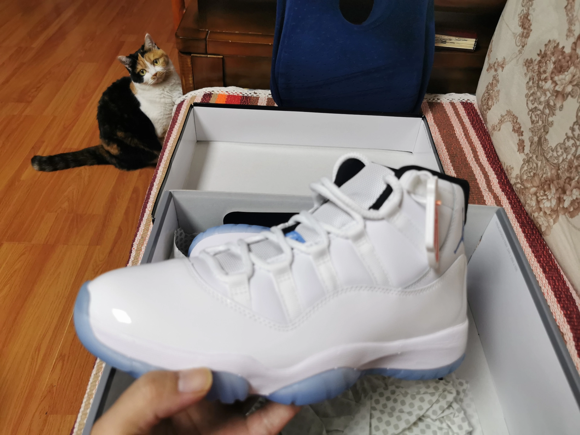 custom review-JORDAN 11 Retro Legend Blue 2024