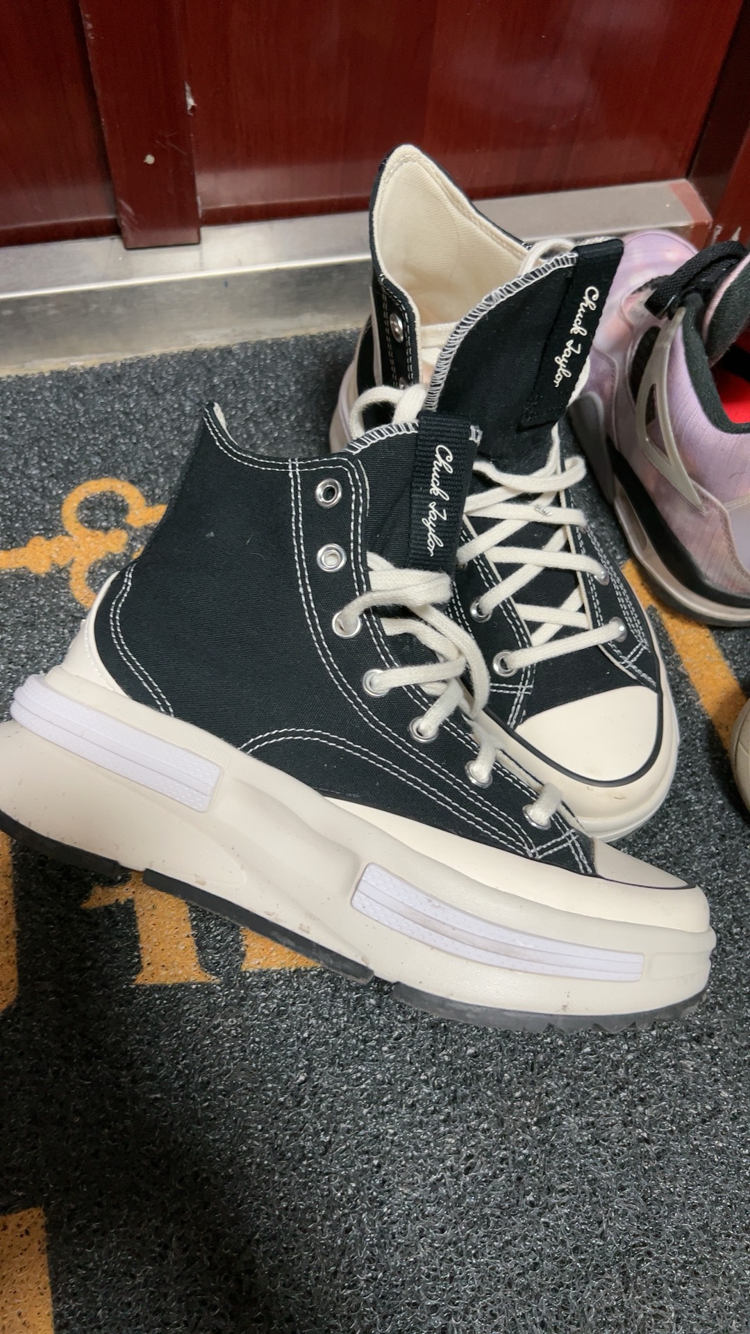 custom review-Конверс Run Star Legacy CX Устойчивые к истиранию высокие кеды унисекс черные