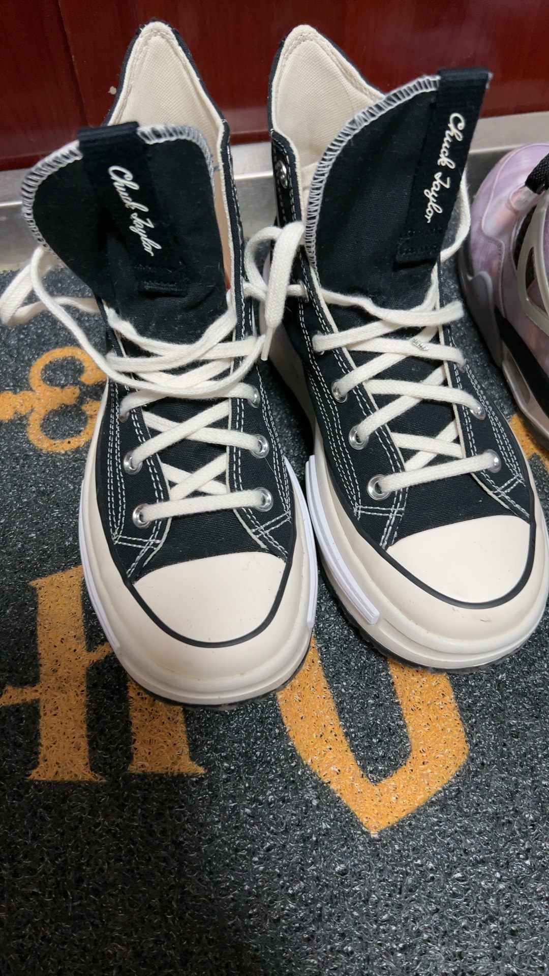 custom review-Конверс Run Star Legacy CX Устойчивые к истиранию высокие кеды унисекс черные