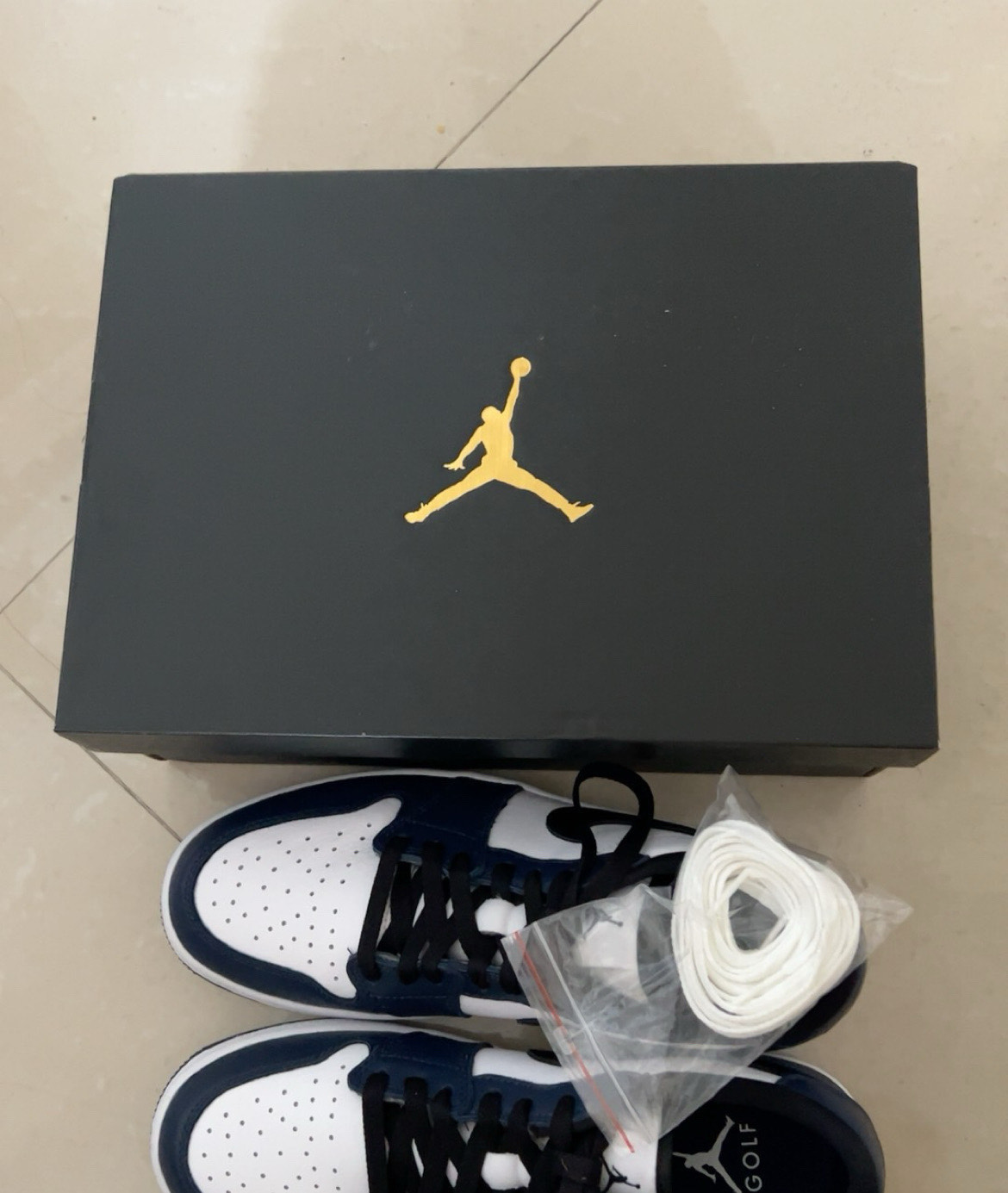 custom review-Air Jordan 1 Retro Low Golf 'Midnight Navy'