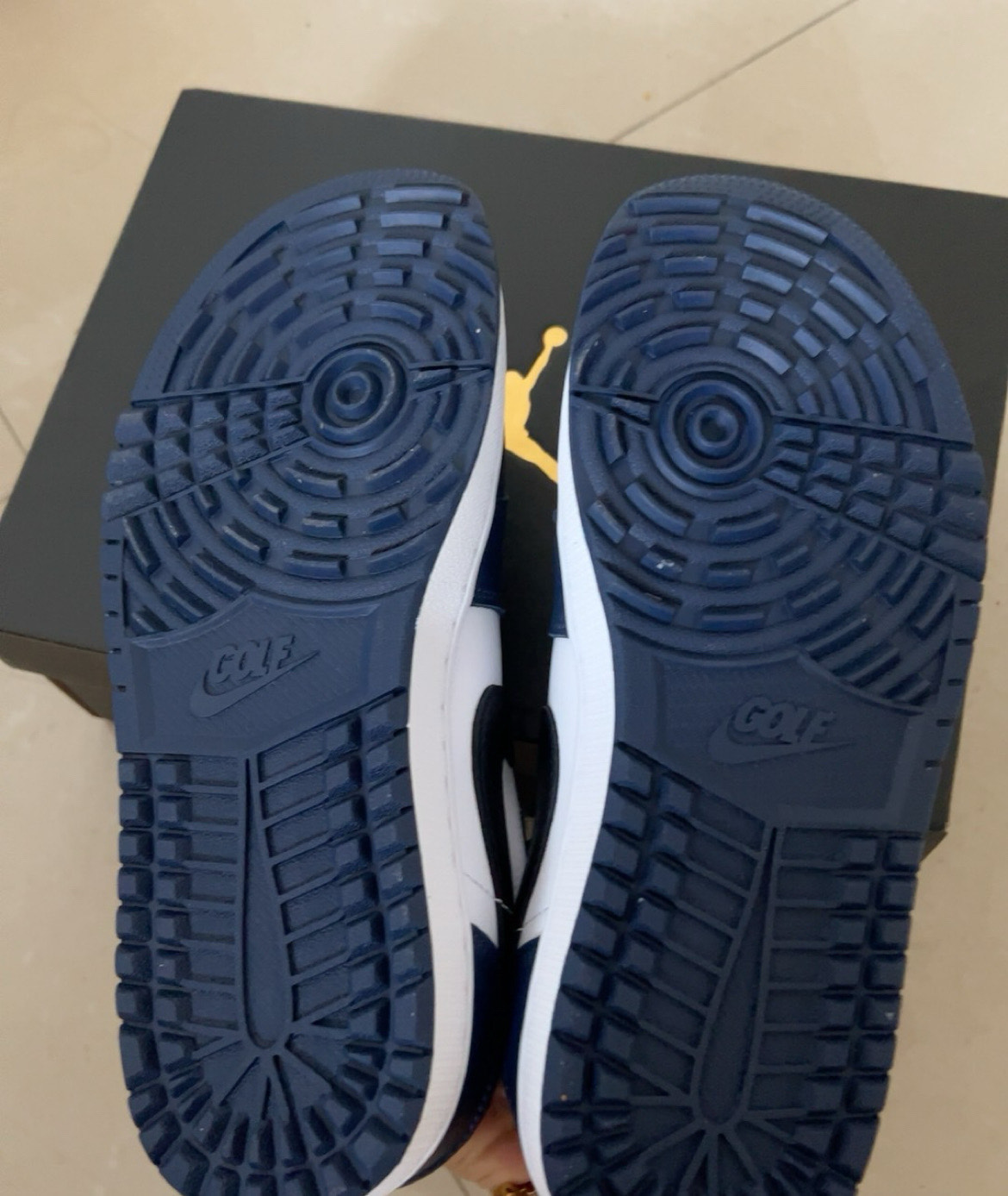 custom review-Air Jordan 1 Retro Low Golf 'Midnight Navy'