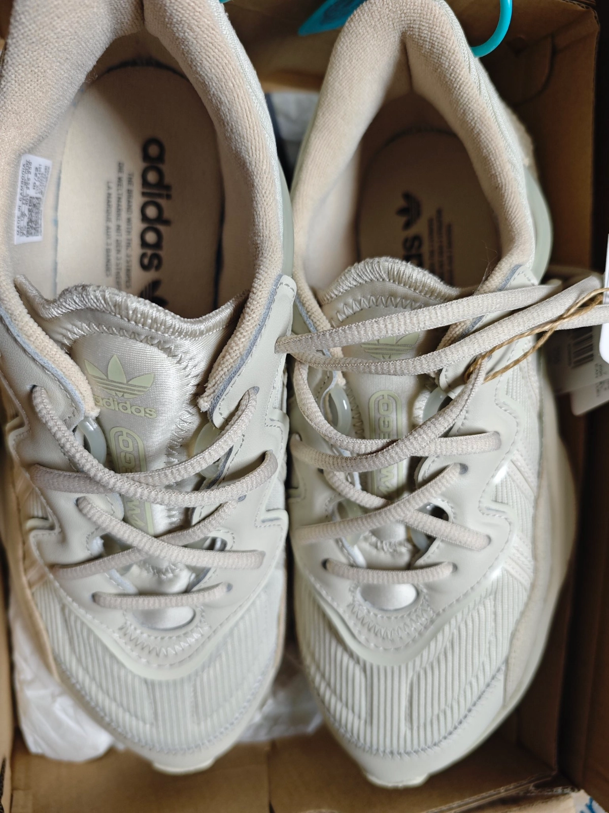 custom review-Adidas Originals Ozweego Устойчивый к истиранию Низкий Топ Повседневная обувь Унисекс Жемчужно-серый