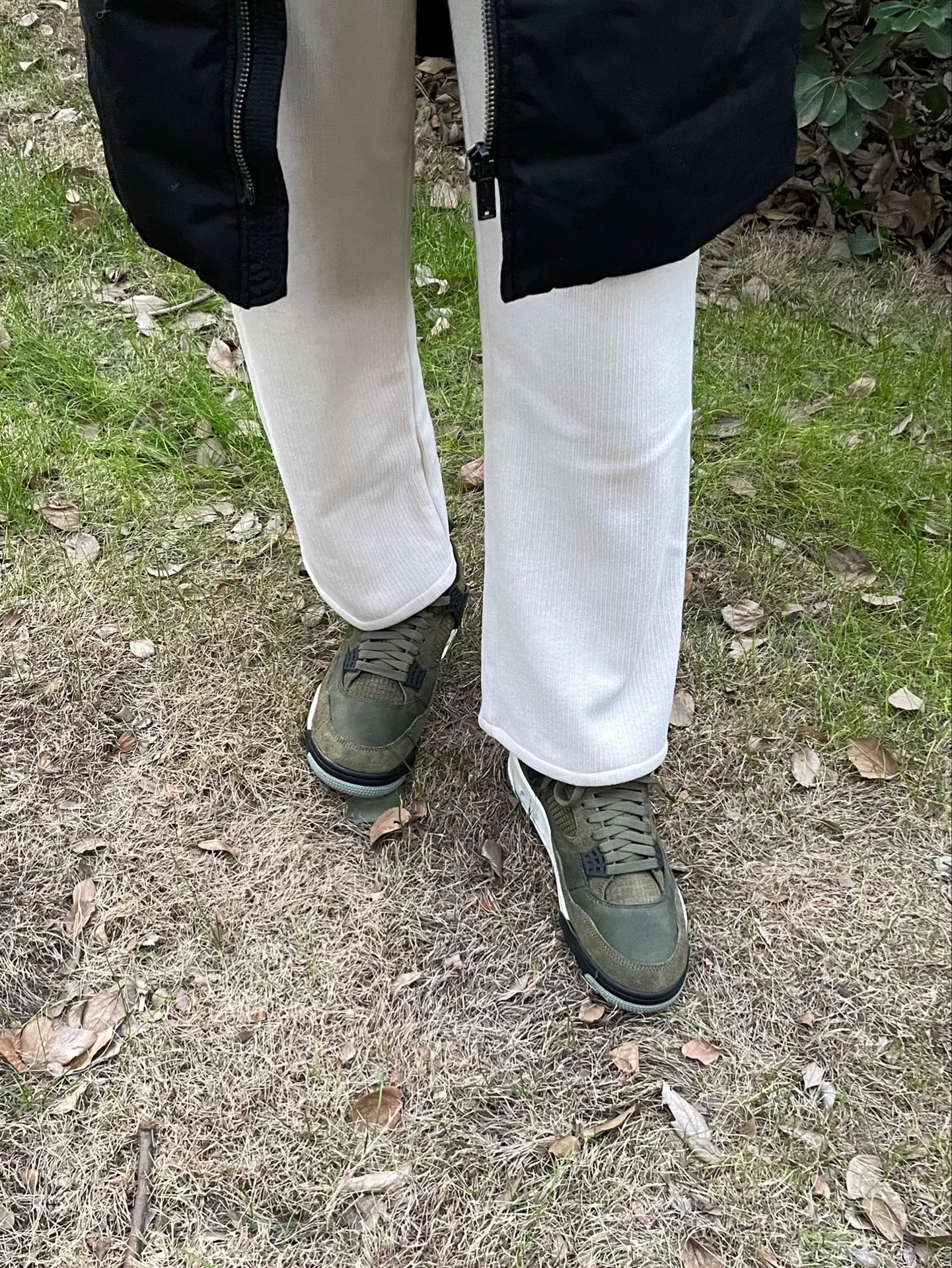 custom review-Jordan Air Джордан 4 'Оливковый' MID Топ Винтажные баскетбольные кроссовки Мужской Армейский зеленый