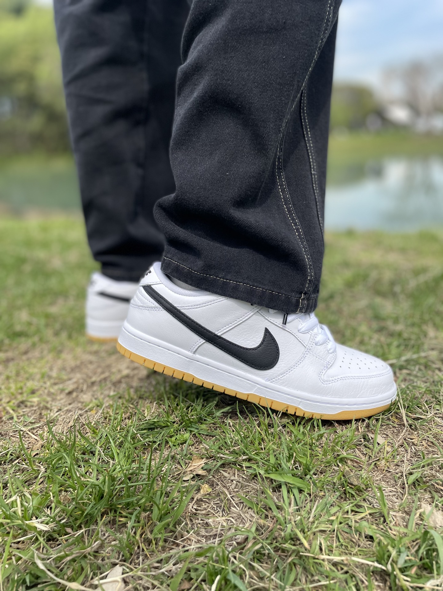 custom review-Nike Sb Dunk Low Pro 'White Gum'