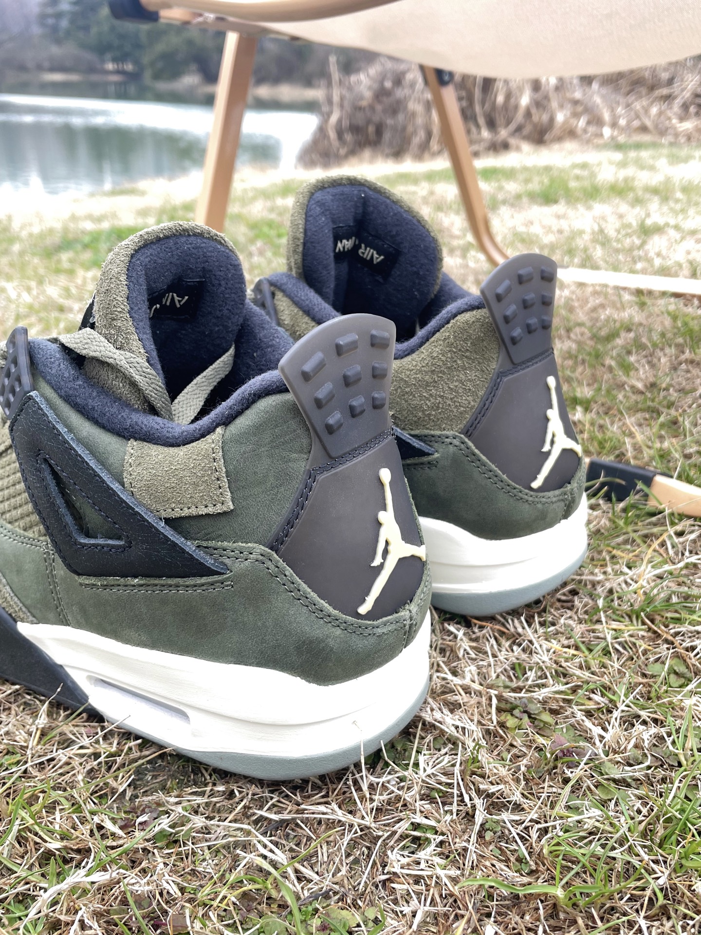 custom review-JORDAN 4 Retro Se Craft Medium Olive