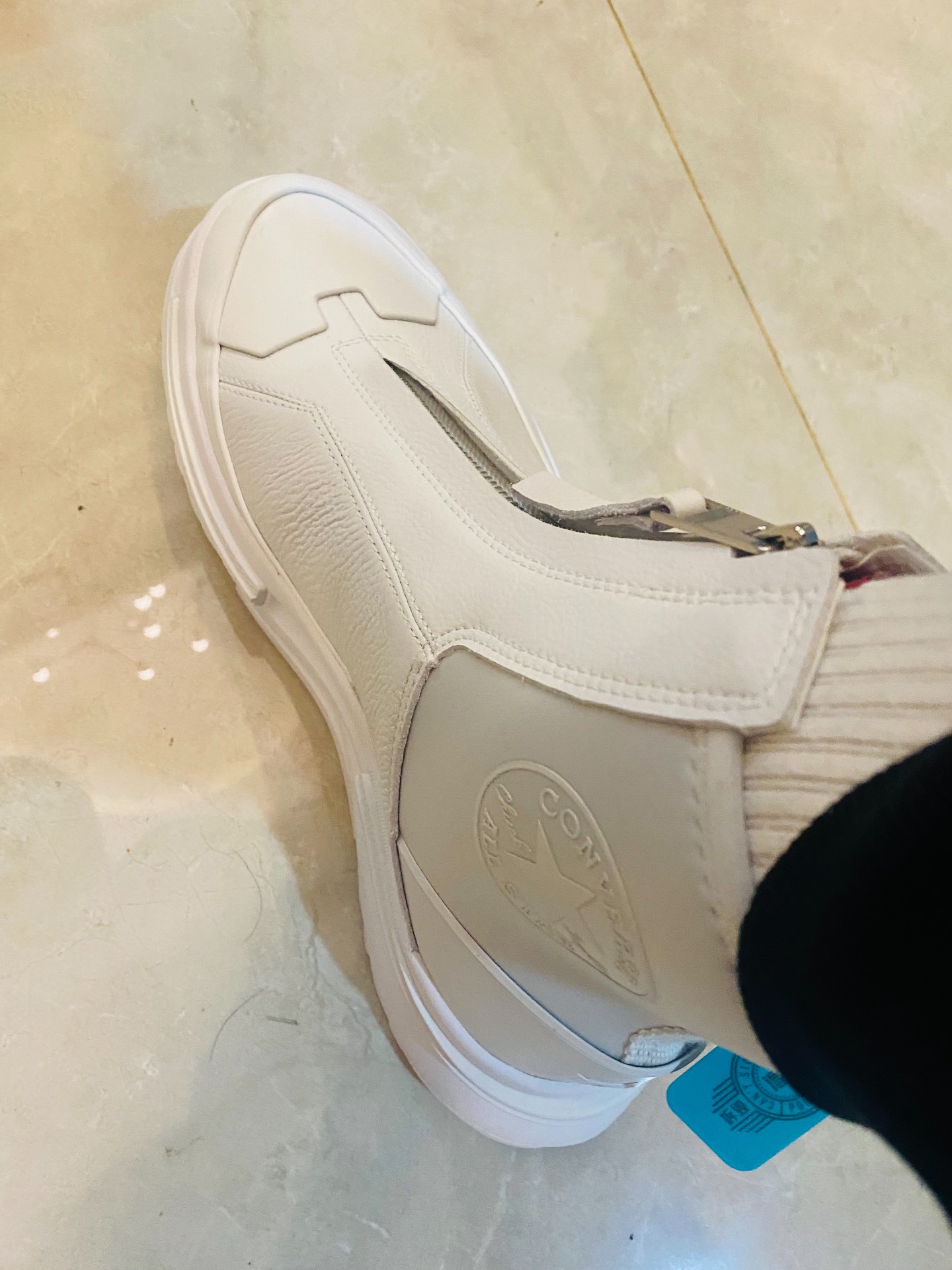 custom review-Конверс Run Star Legacy High Топ Casual Унисекс Белый