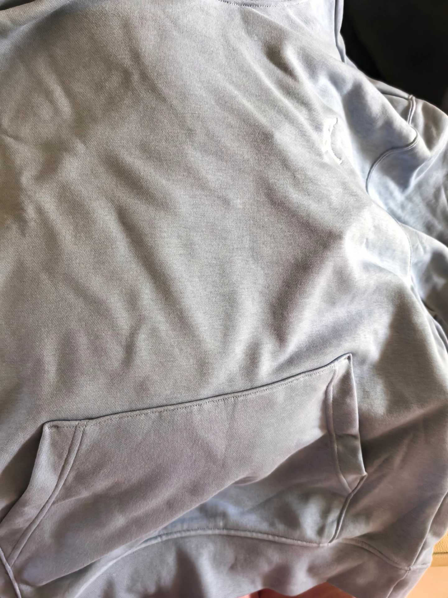 custom review-Jordan Essentials Толстовка Мужская Синяя Серый