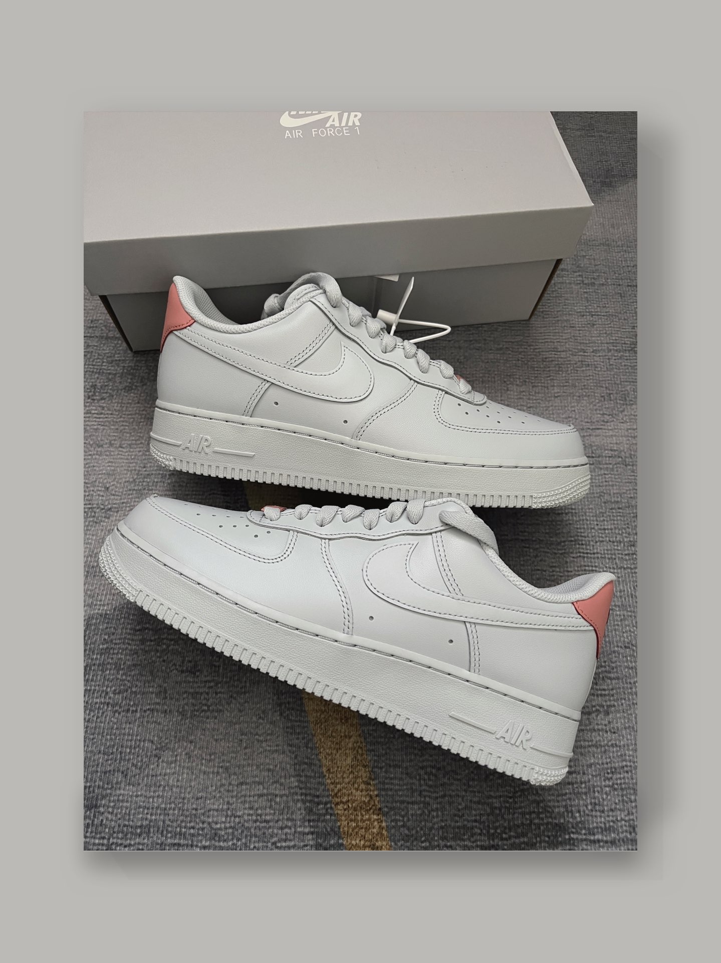 nike"水泥灰"情侣空军一号