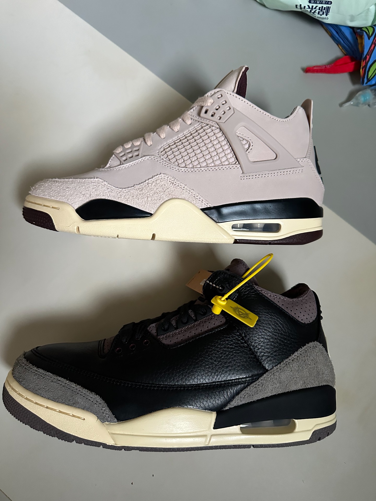 custom review-JORDAN Air Джордан 4 Винтажные баскетбольные кроссовки MID Топ Розовый Женские