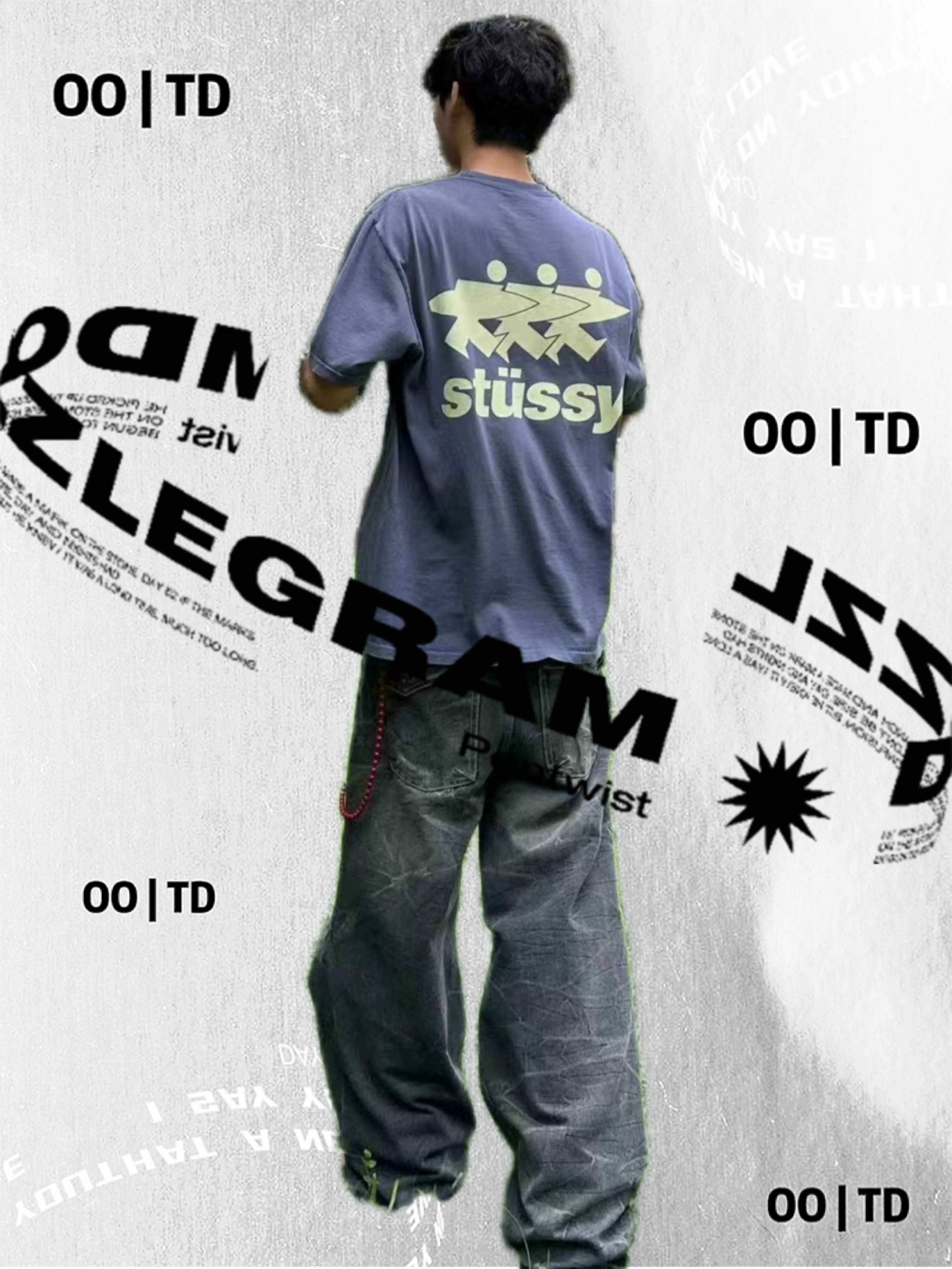 stussy冲浪人短袖! 夏日爆款!