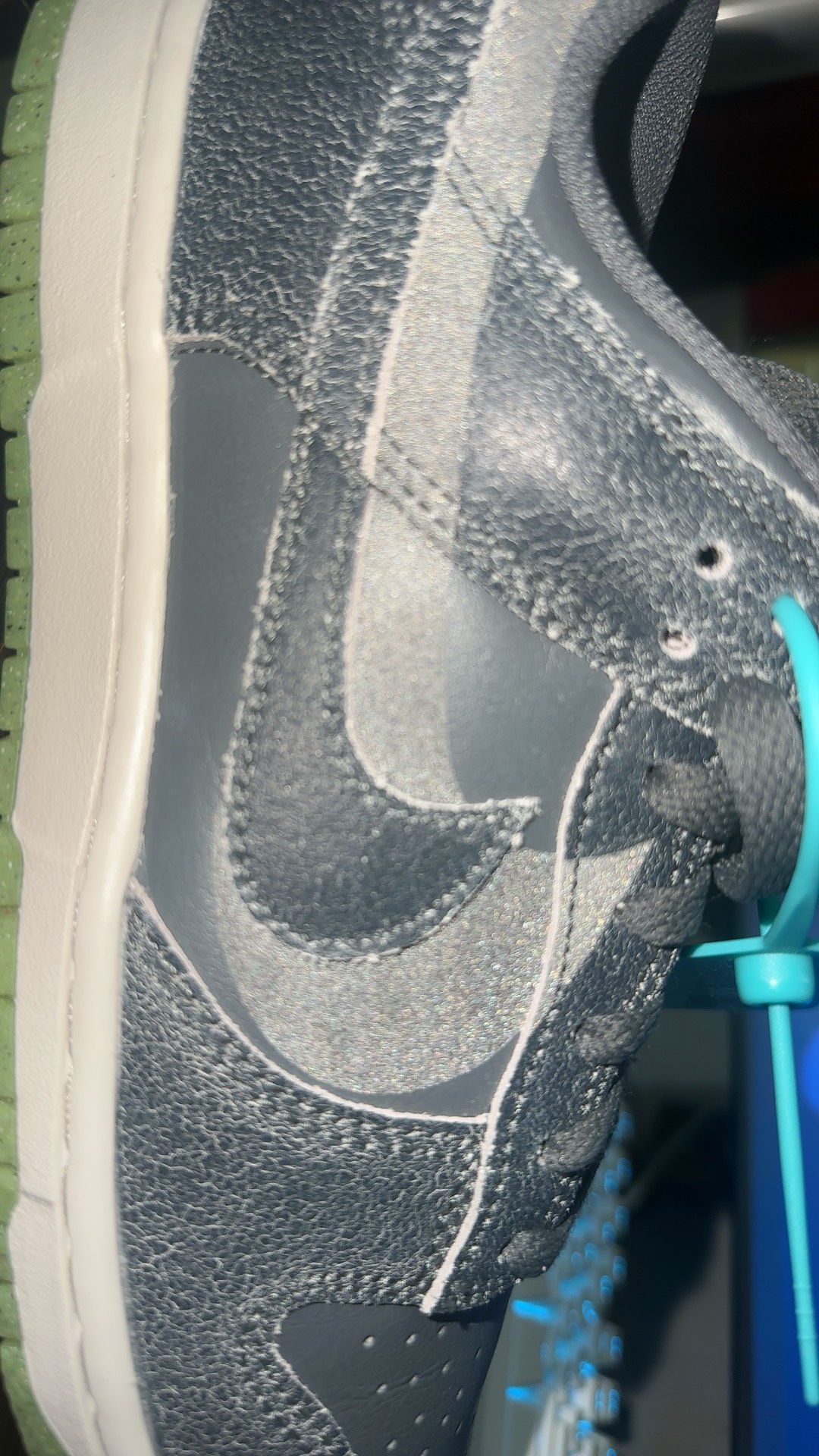 custom review-Nike Dunk Prm 'Хэллоуин' Low Топ Скейтборд Кроссовки Мужские Серый Зеленый