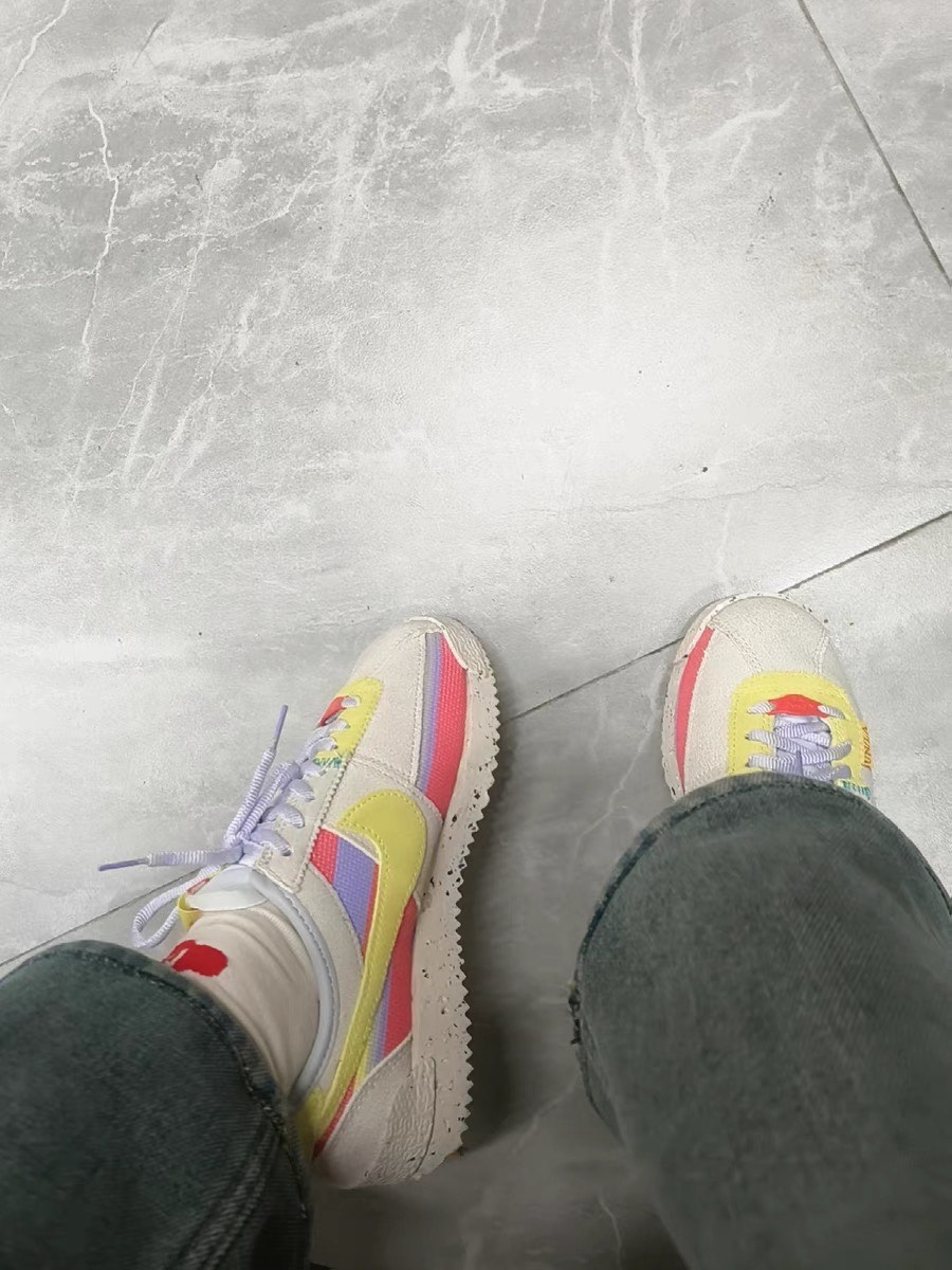 custom review-Union LA x Nike Cortez Low Топ Повседневный Городской Коммутирование Беговые кроссовки Унисекс Бежево-желтый