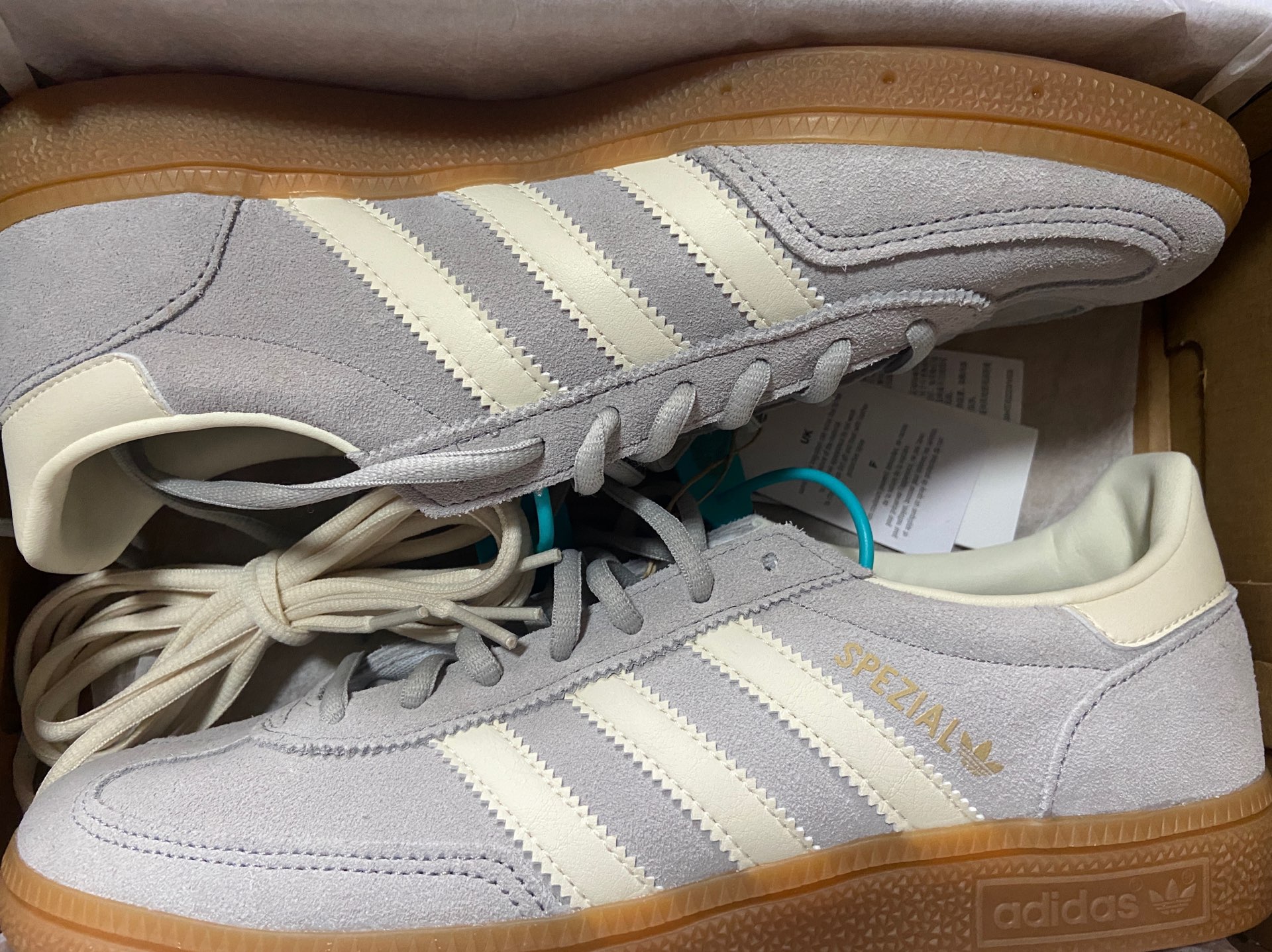 custom review-Adidas Originals HANDBALL SPEZIAL Скейтборд Кроссовки Низкие Бежево-Серые Унисекс