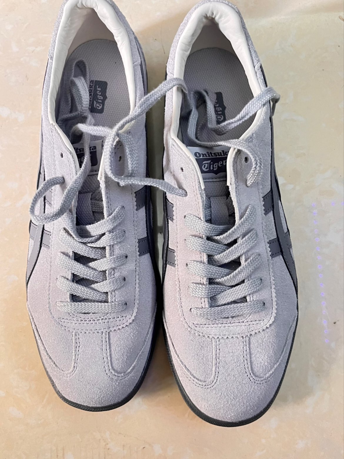 custom review-Onitsuka Tiger Tokuten Slip-resistant Abrasion-resistant Lightweight Low-Top Skateboarding Shoes Unisex Gray Onitsuka Tiger Tokuten Противоскользящие Износостойкие Легкие Низкие Кроссовки для скейтбординга Унисекс Серые