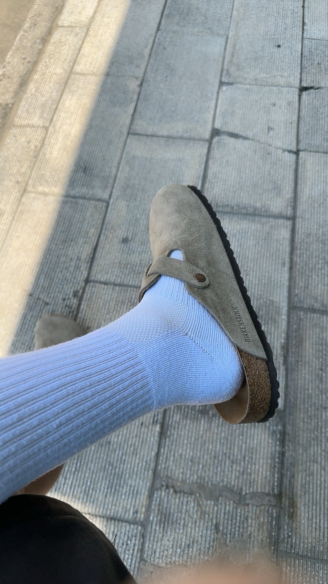custom review-Birkenstock Boston Soft Footbed Suede Regular 'Taupe'