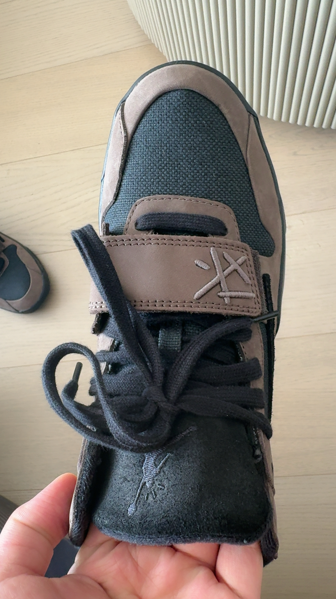 custom review-Travis Scott x Jordan Jumpman Джек Шок Абсорберы Противоскользящие Низкие Баскетбольные Кроссовки Унисекс Темный Мокко Черный