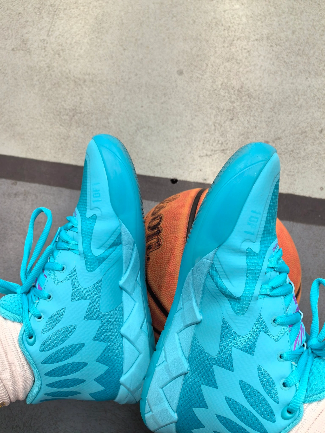 custom review-PUMA MB.01 Амортизаторы Slip-resistant Abrasion-resistant MID Топ Винтажные баскетбольные кроссовки Мужской Синий