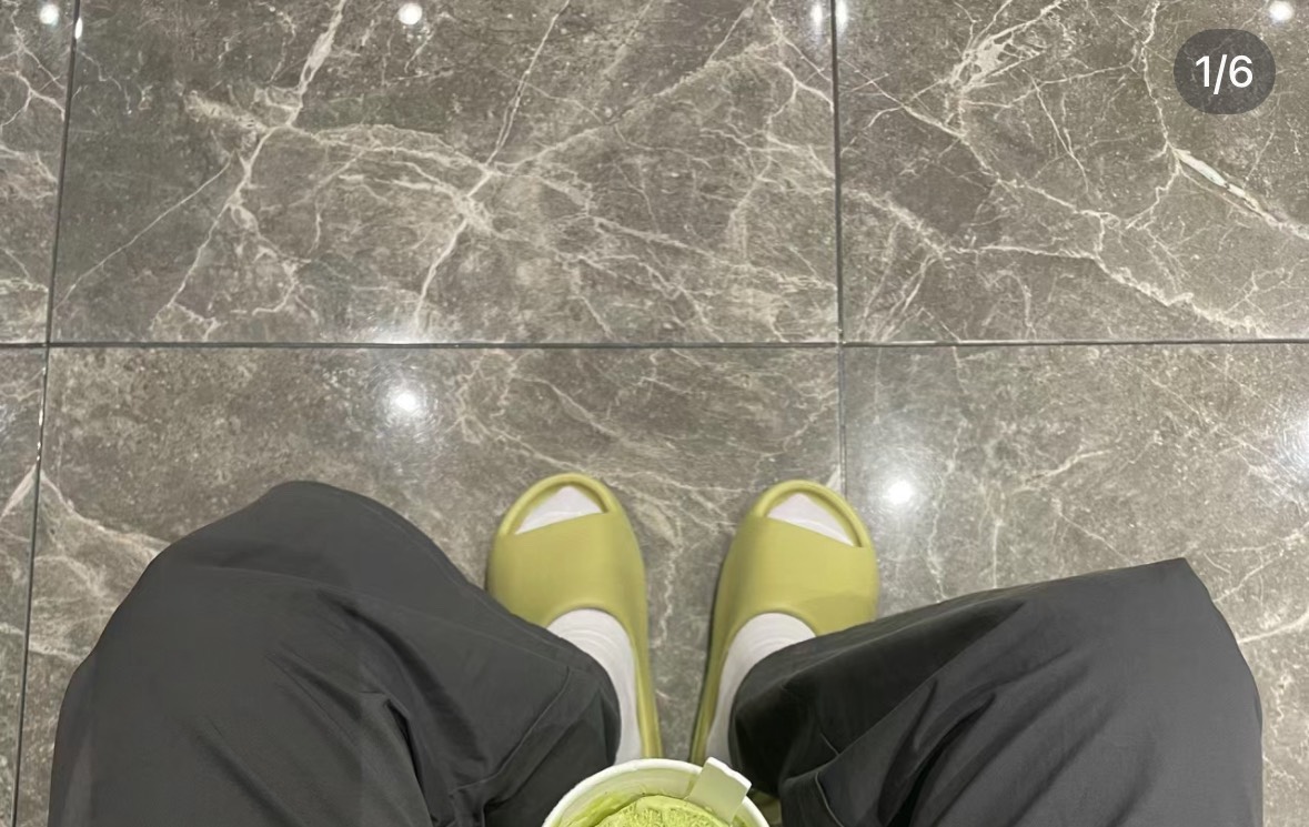 custom review-Adidas Originals Yeezy Slide EVA Slip-on устойчивые слипоны унисекс зеленые