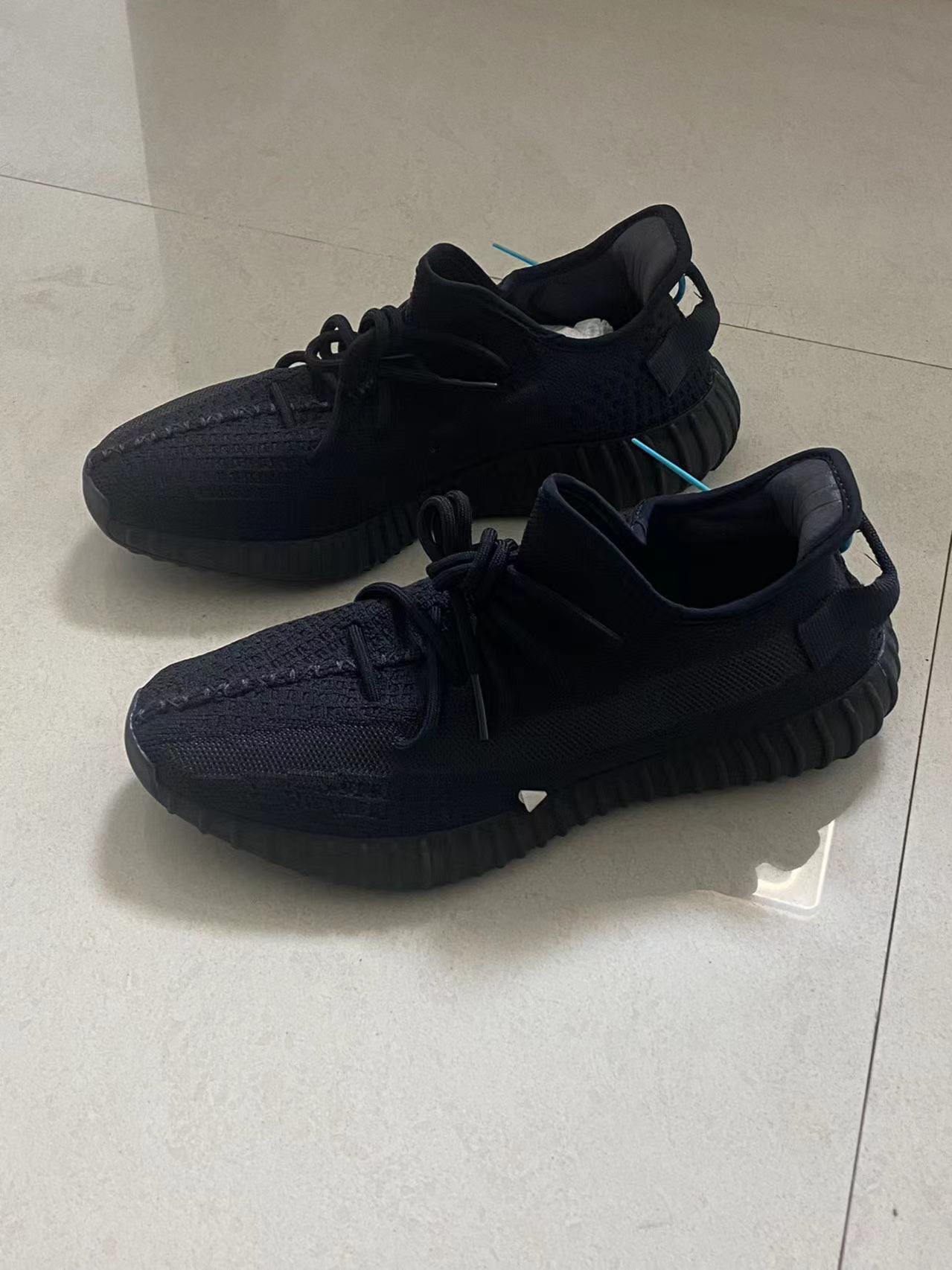 custom review-Adidas Originals Yeezy Boost 350 V2 Onyx Черный воин противоскользящий низкий топ повседневная обувь унисекс черный