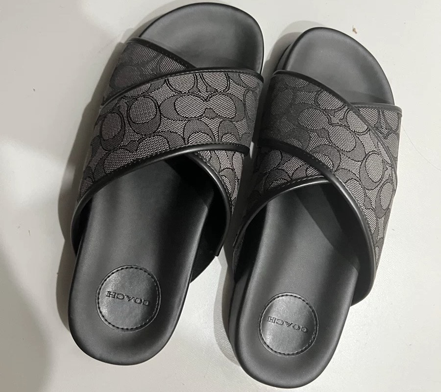 custom review-COACH Слипоны Мужские Серый Черный