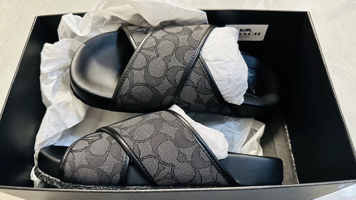 custom review-COACH Слипоны Мужские Серый Черный