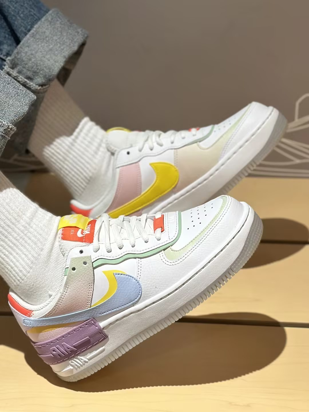 公主们都爱的一双鞋!naike af1糖果马卡龙