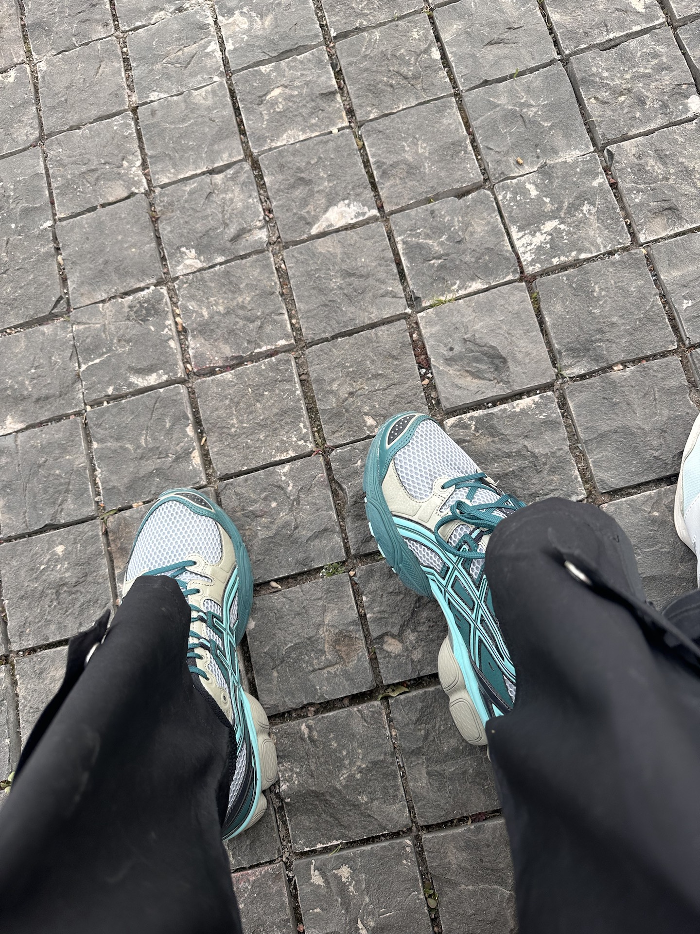 custom review-Kiko Kostadinov x Asics Гель Nimbus 9 UB3 S Текстиль Кожа Низкий Верх Повседневная Обувь Унисекс Серый Синий Красный