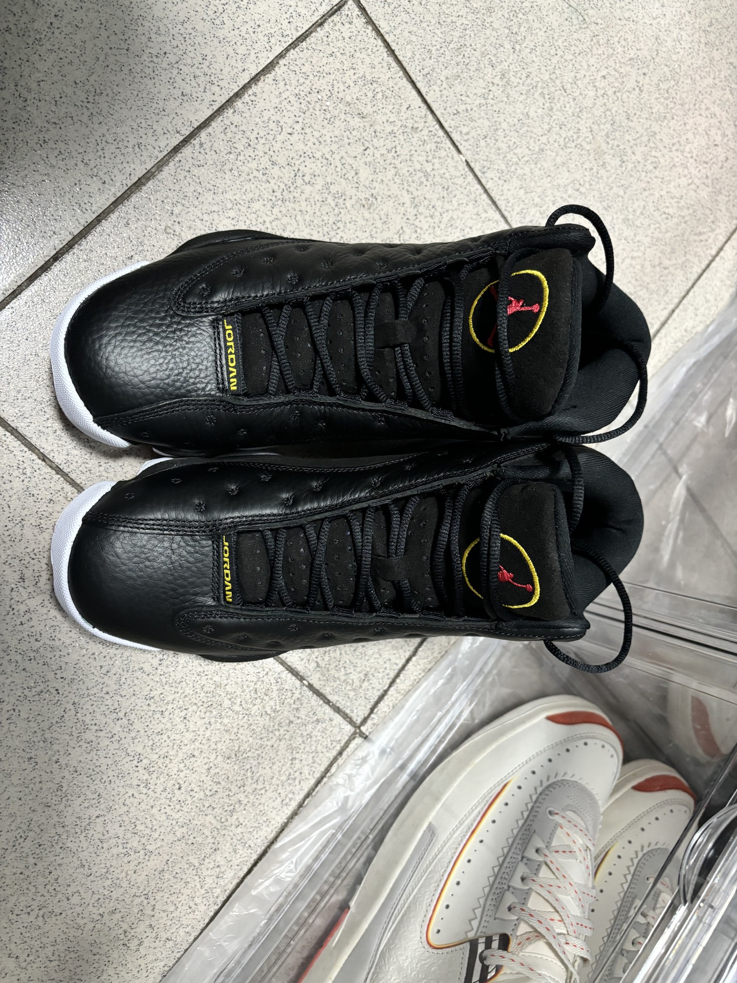 custom review-Jordan Air Jordan 13 'Playoffs' MID Топ Винтажные баскетбольные кроссовки Унисекс Черный Playoff Выпуск 2023 года