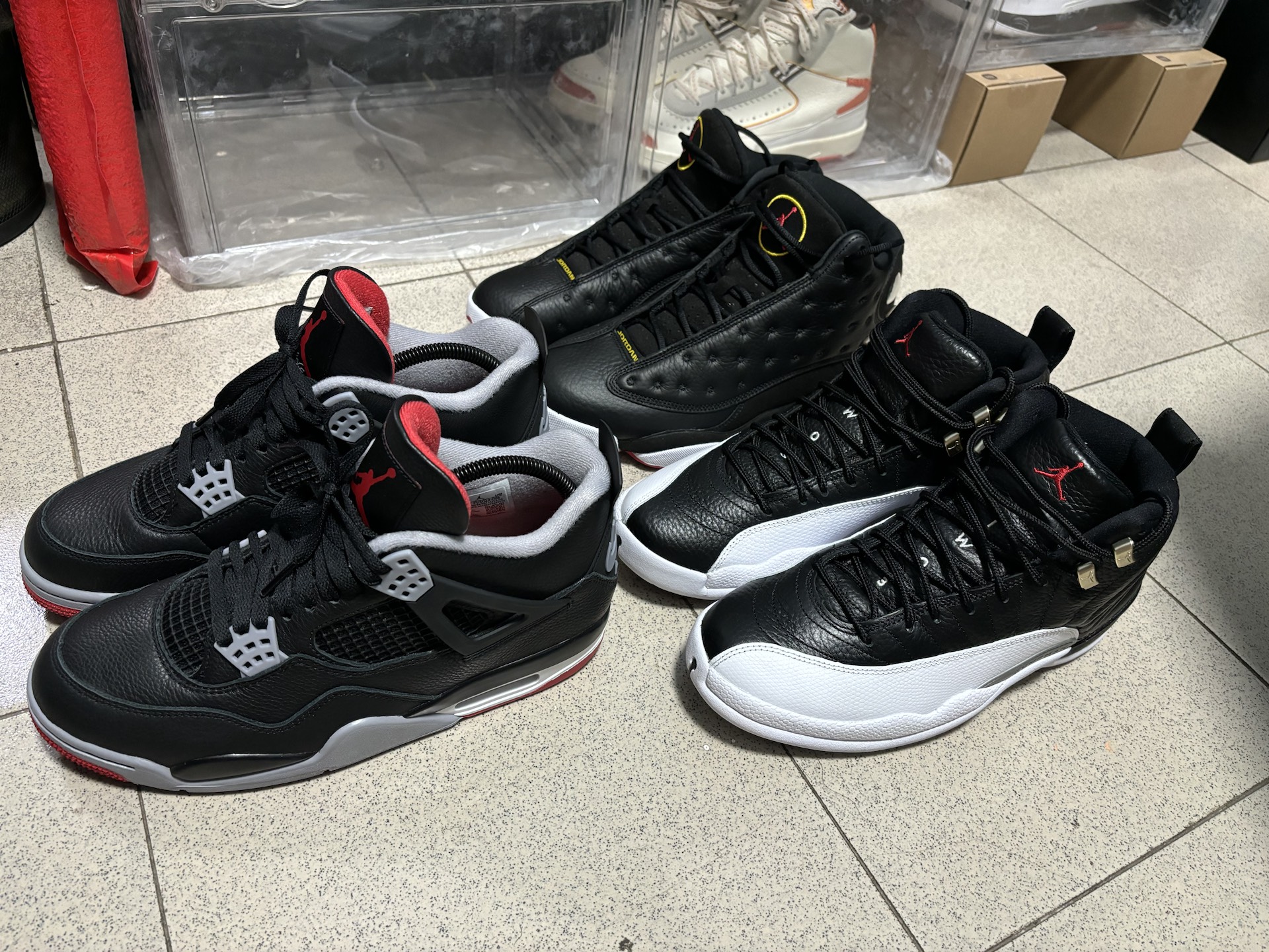 custom review-Jordan Air Jordan 13 'Playoffs' MID Топ Винтажные баскетбольные кроссовки Унисекс Черный Playoff Выпуск 2023 года
