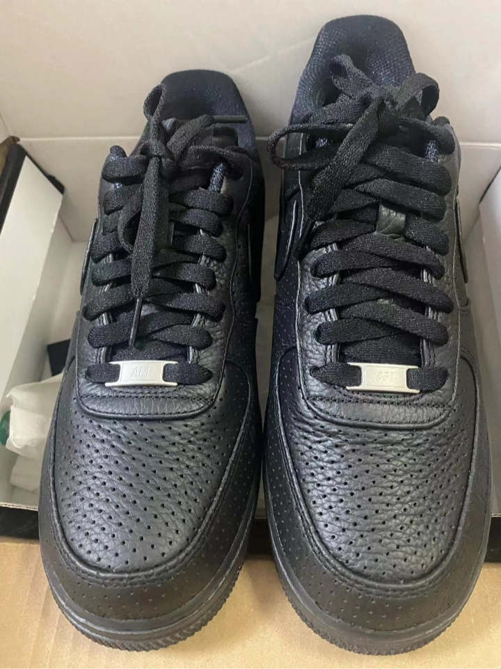 custom review-Nike Air FORCE 1 Low Топ Скейтборд Кроссовки Унисекс Черный