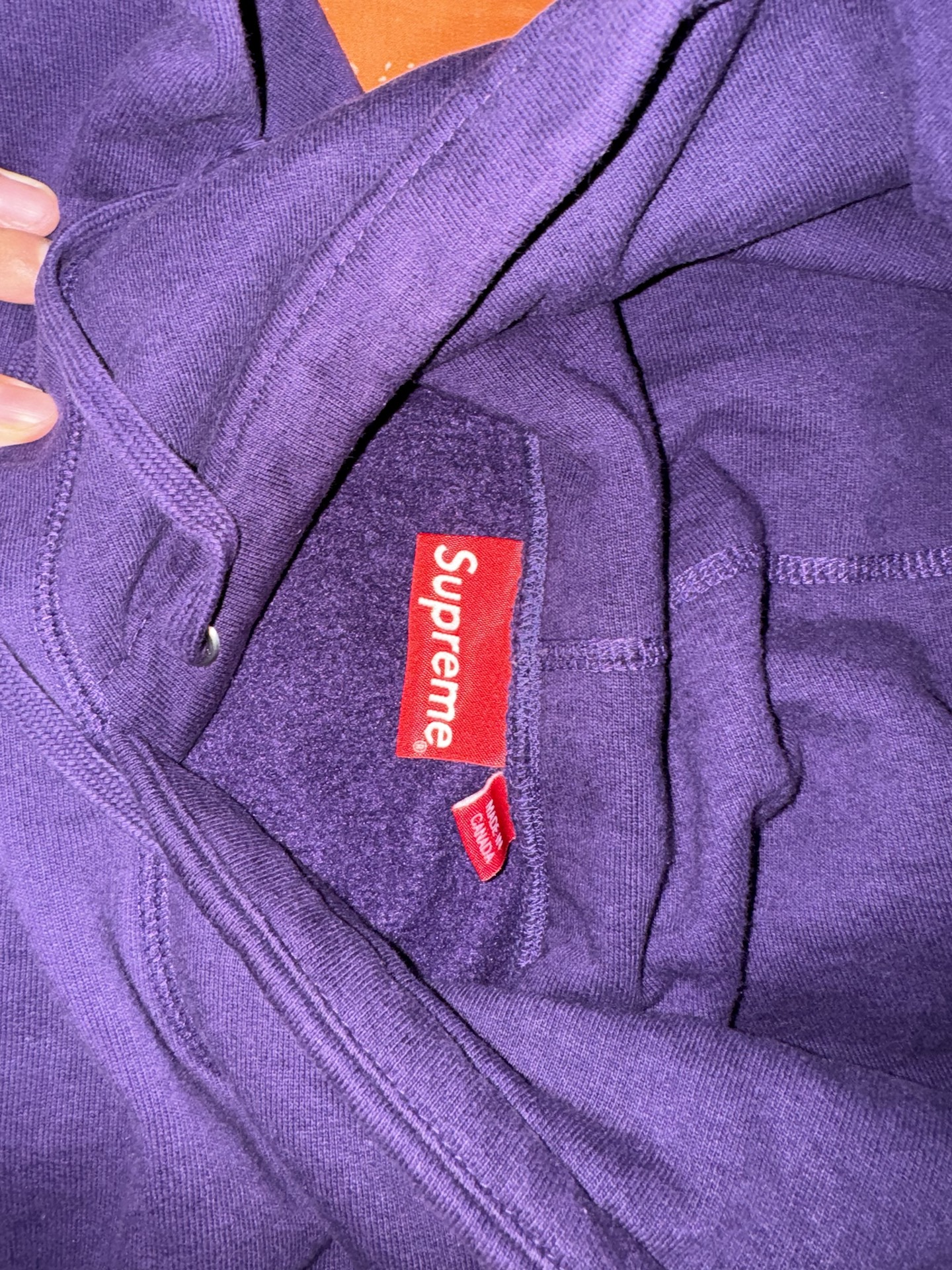 custom review-Supreme FW23 WEEK16 BOX LOGO Худи Однотонный Логотип Пуловер С флисовой подкладкой С капюшоном Американский Трендовый