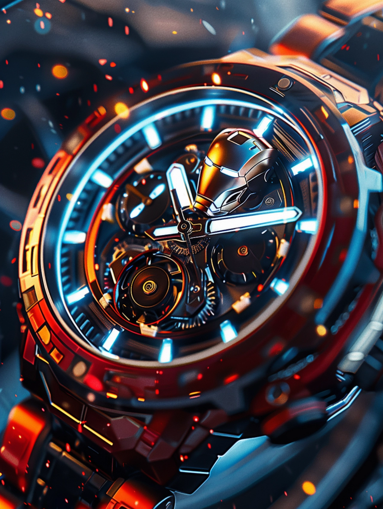 这个9499钢铁侠手表感觉男生都拒绝不了吧.