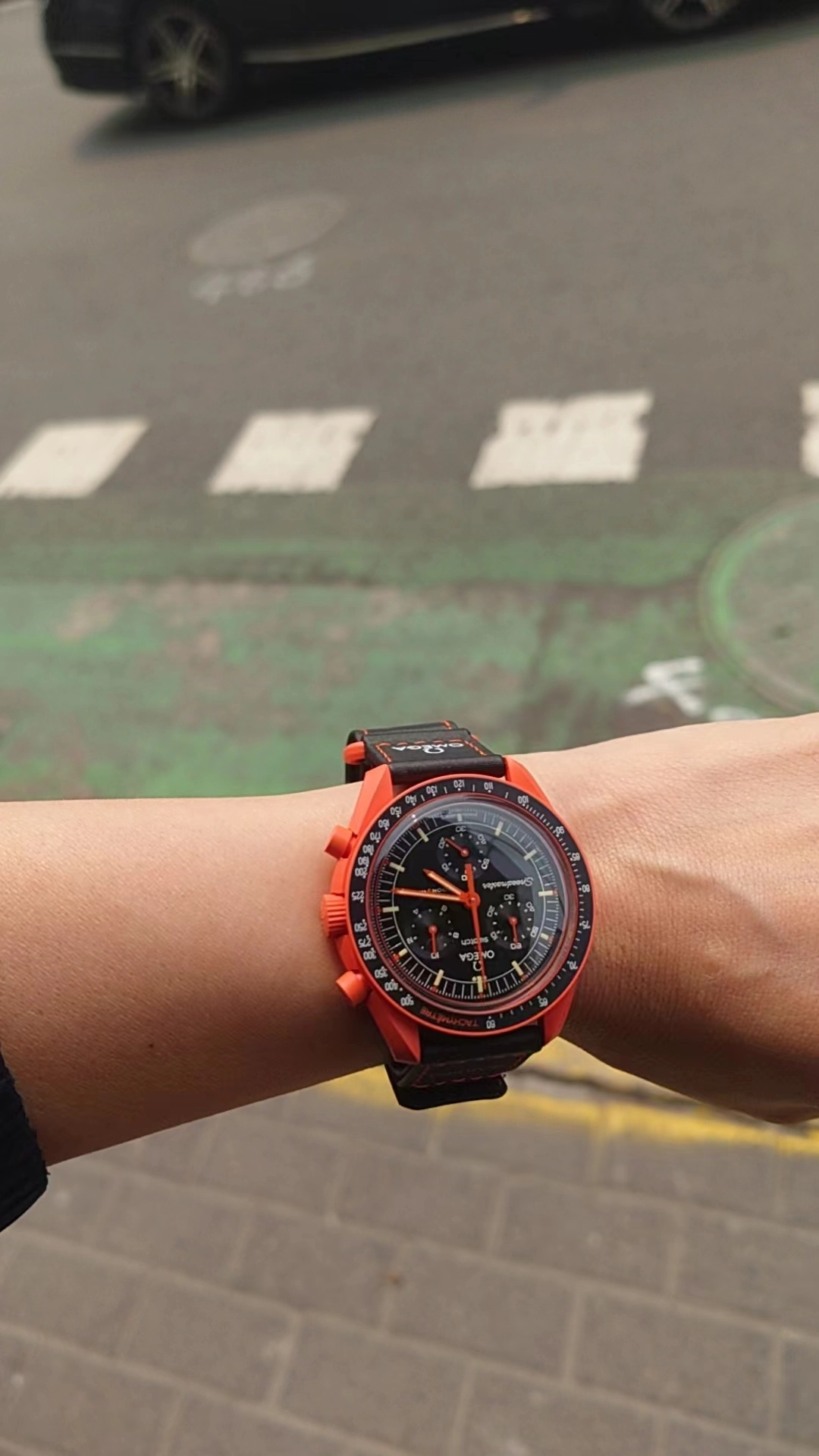 custom review-SWATCH Omega Коллаборация IOCERAMIC MOONSWATCH Collection Кварцевый механизм Мужские часы Часы 42 мм Черный циферблат