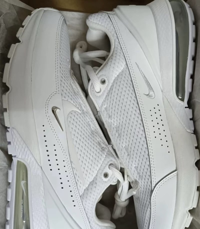 custom review-Nike Air Max Max Abrasion Resistant Низкий Топ Casual Женский Белый