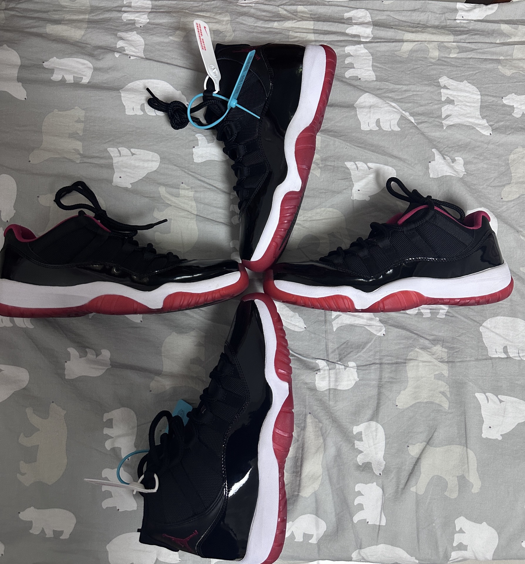 aj11黑红低帮价格图片