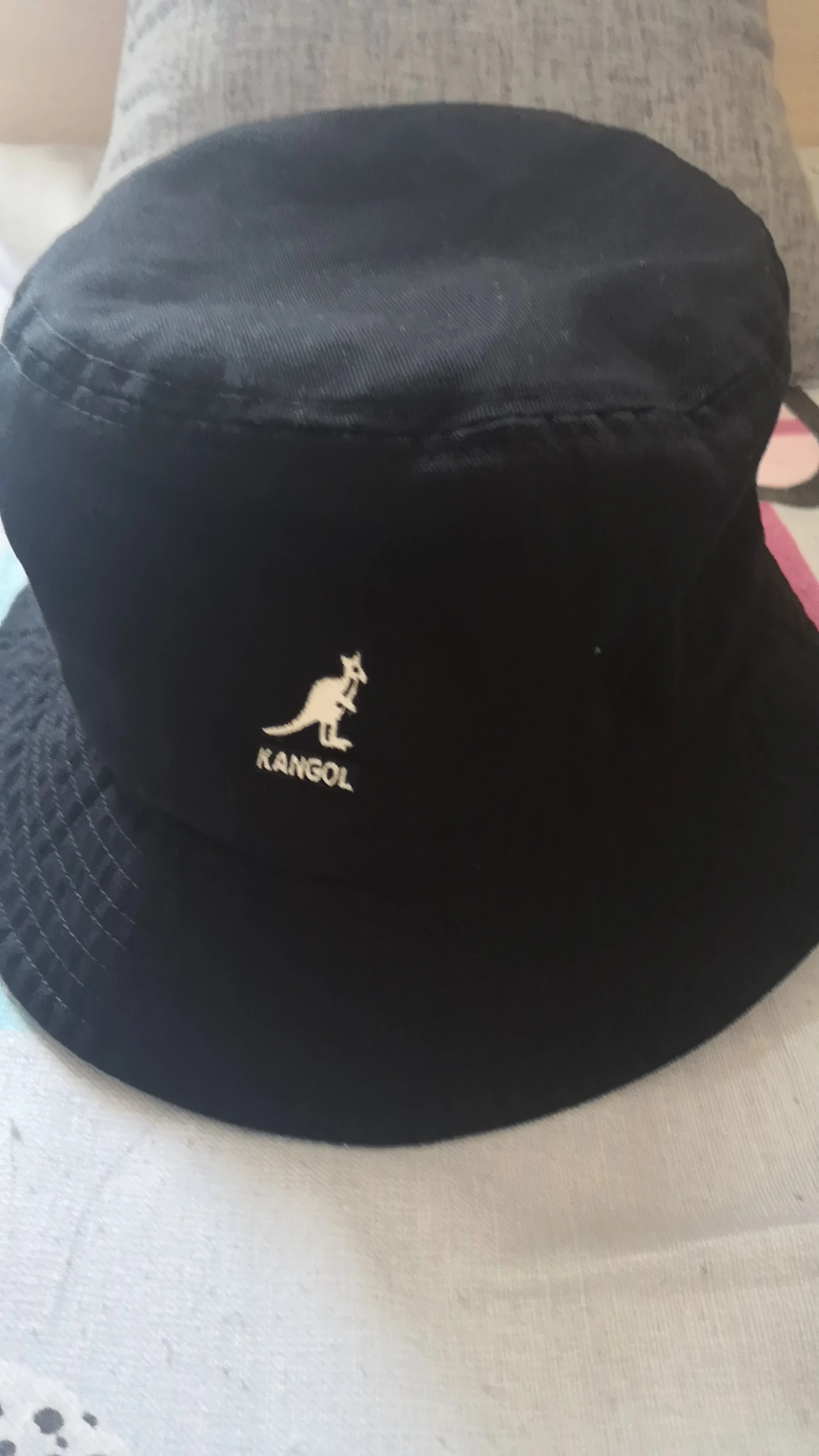 custom review-KANGOL Холст Bucket Hats Unisex Черный