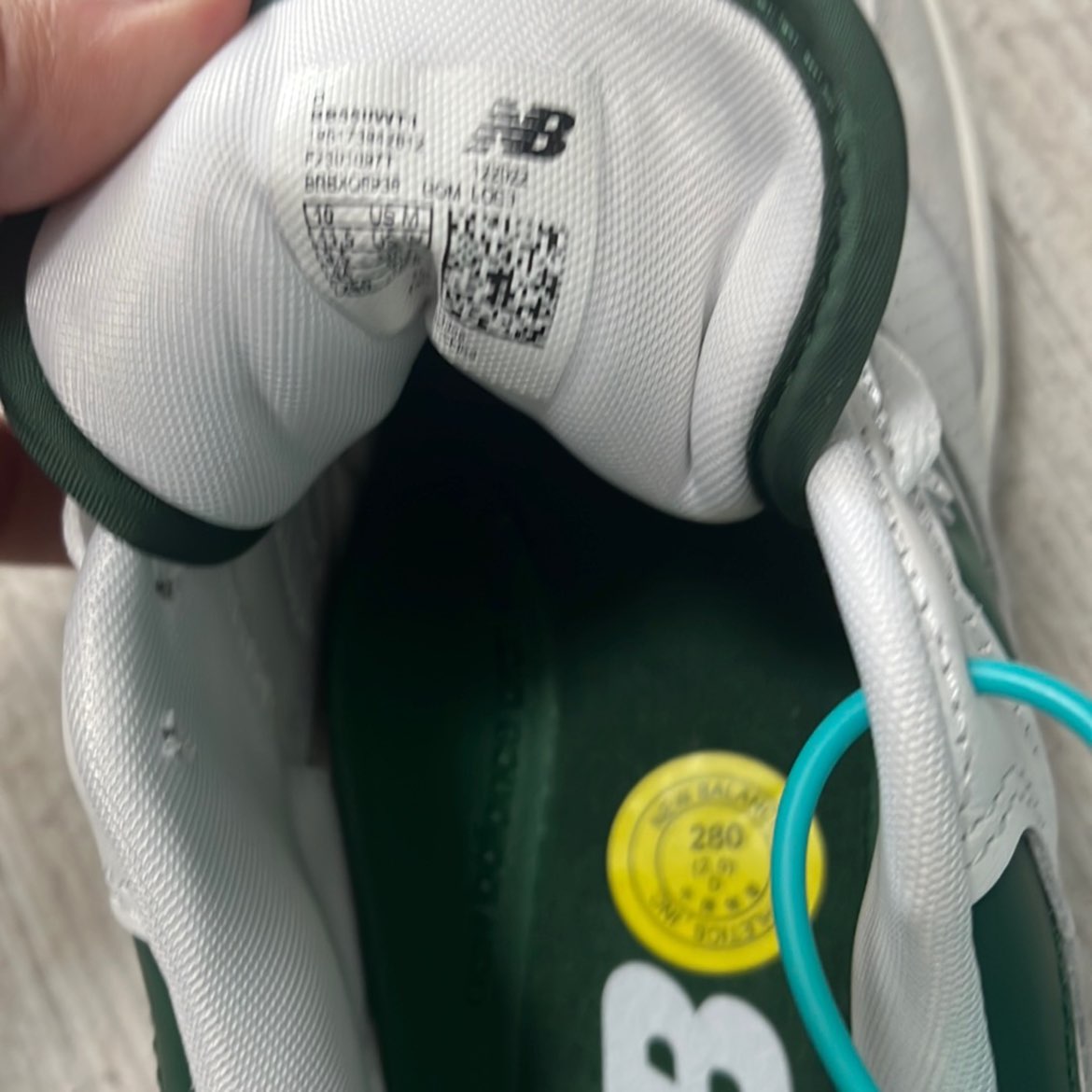 custom review-New Balance NB 550 Премиум Пачка Амортизация Износостойкий Низкий Топ Винтажные Баскетбольные Кроссовки Унисекс Зеленый