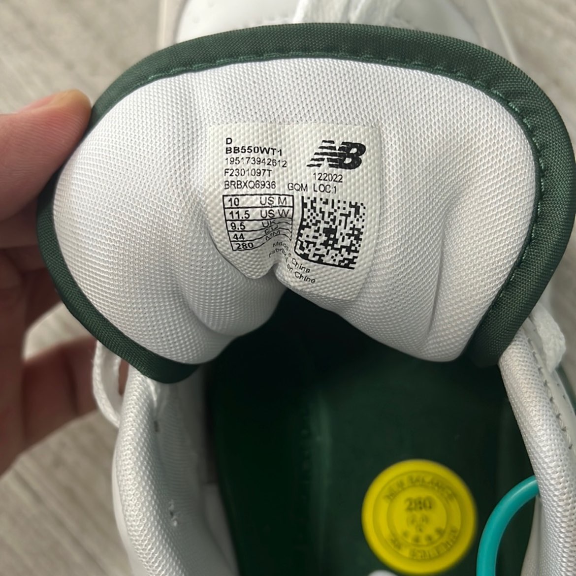 custom review-New Balance NB 550 Премиум Пачка Амортизация Износостойкий Низкий Топ Винтажные Баскетбольные Кроссовки Унисекс Зеленый